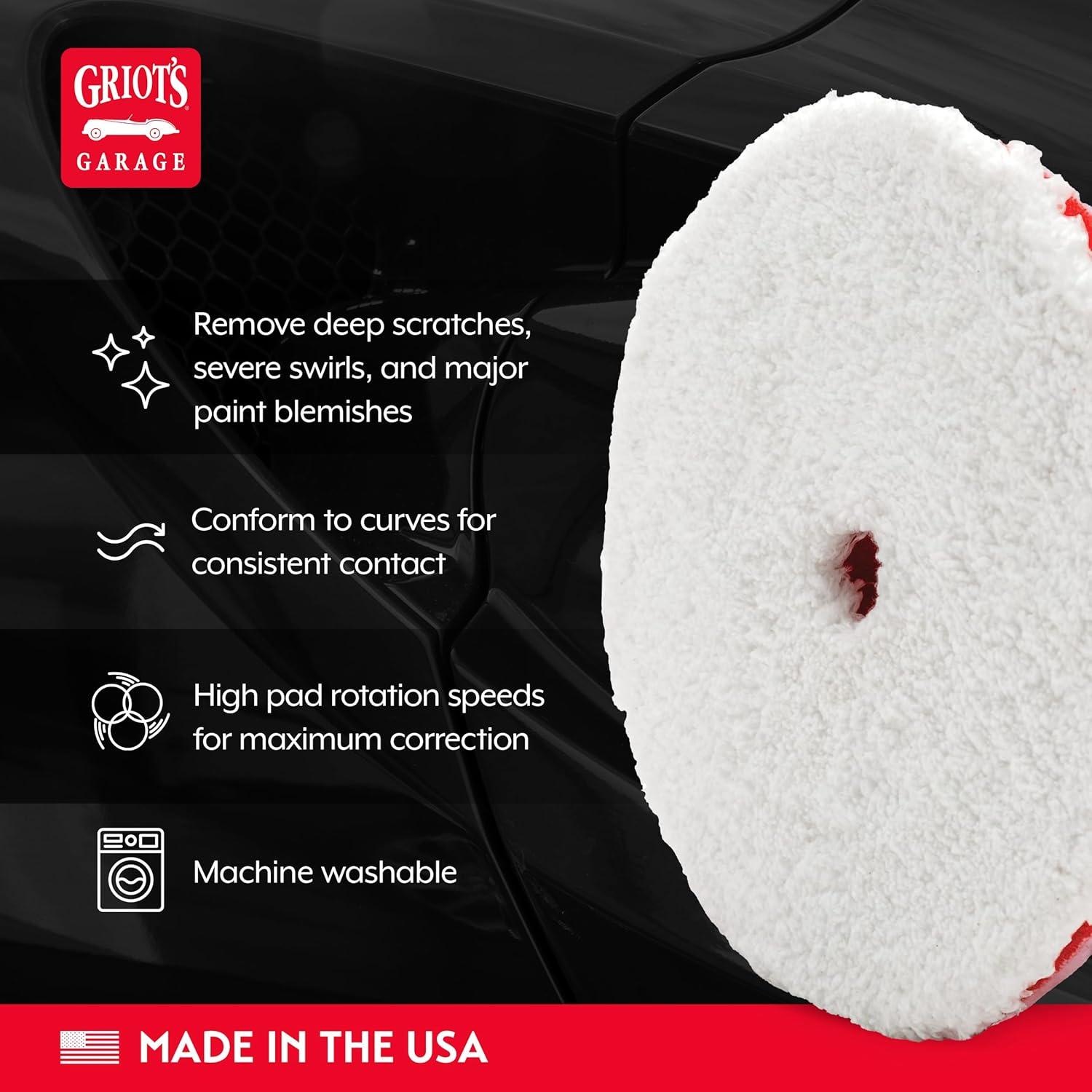 Almohadillas de Pulido Griot's Garage BMF6 Microfibra 6.5" (2 Pzs)