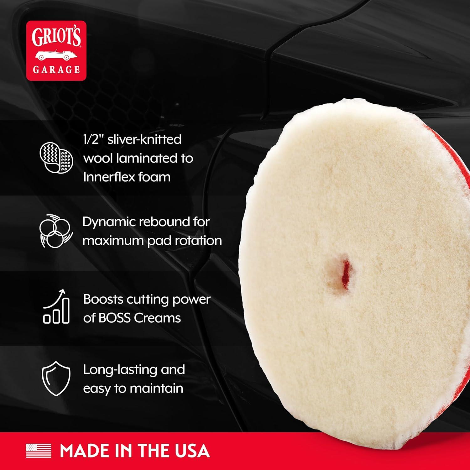 Almohadillas de pulido Griot's Garage BOSS 5.5" (juego de 2)