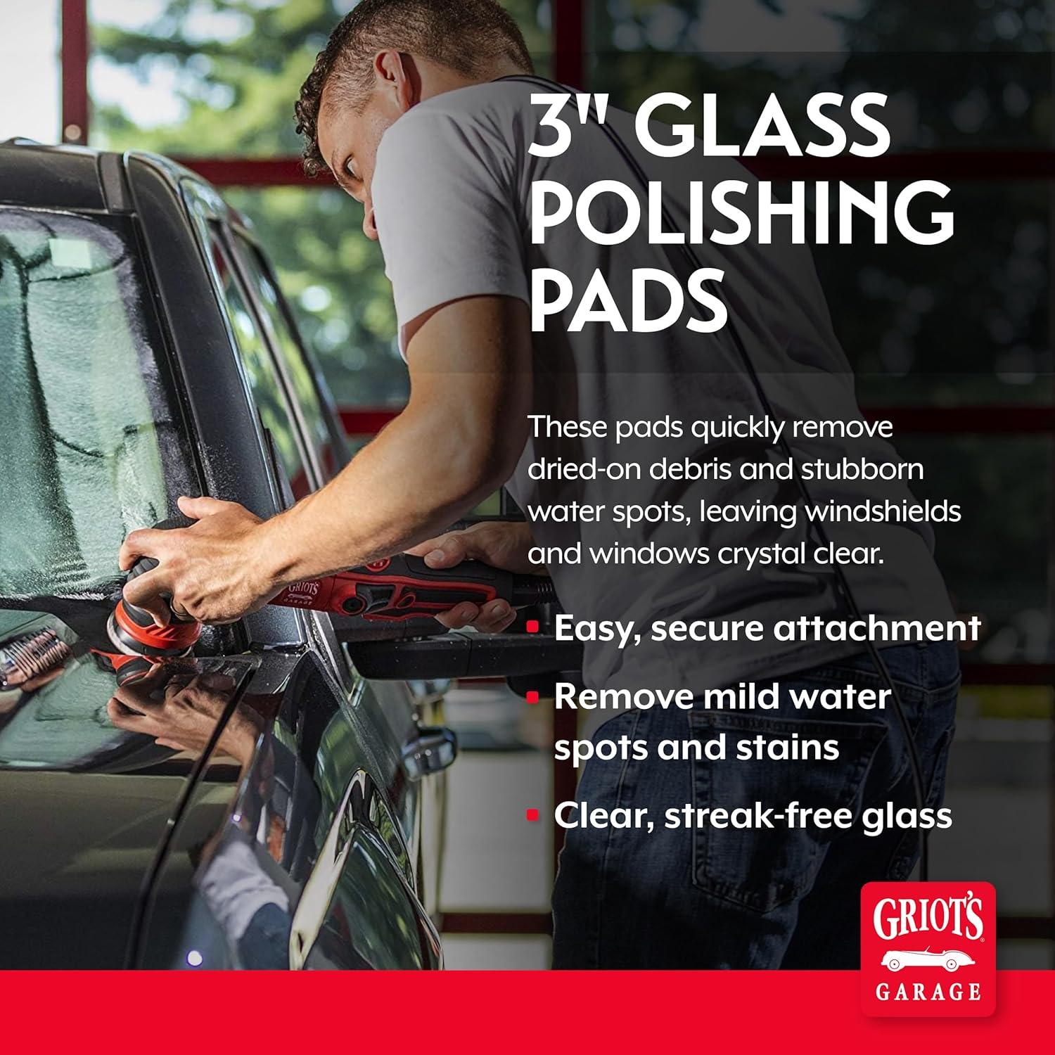 Discos de Pulido de Vidrio Griot's Garage 3" Juego de 3