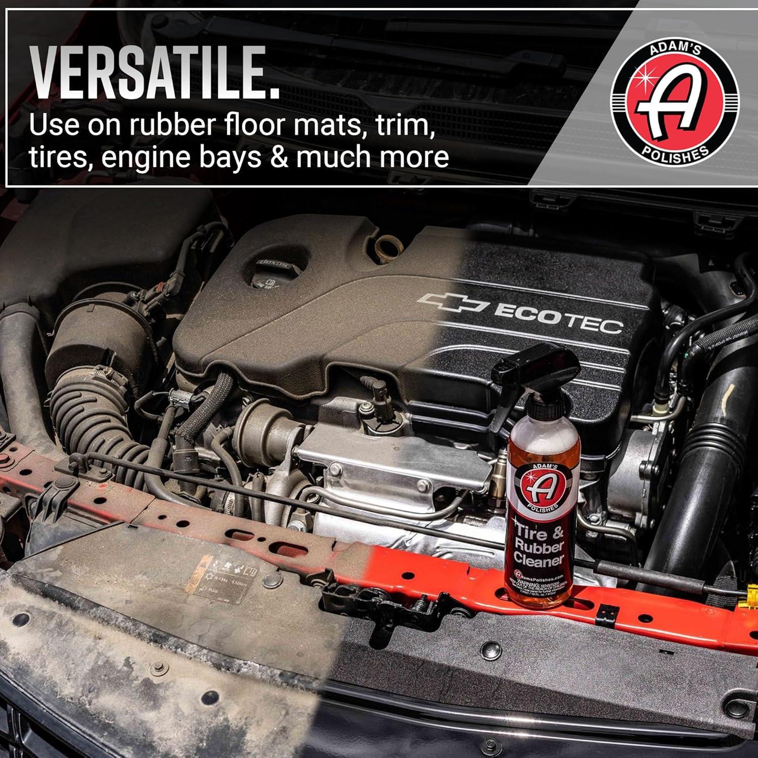 Limpiador de Neumáticos y Goma Adam's TRC 16 oz - Efecto Rápido