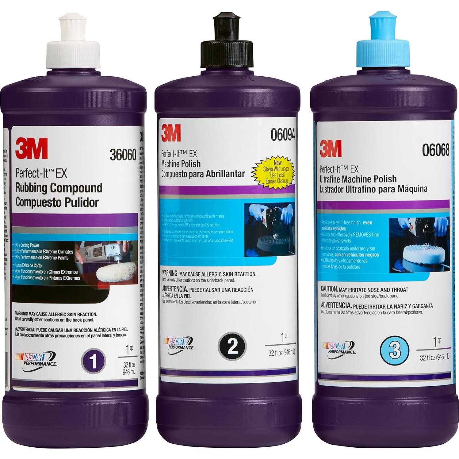 Kit de Almohadillas de Acabado 3M Perfect-It 10 cm - Pulido y Abrillantado