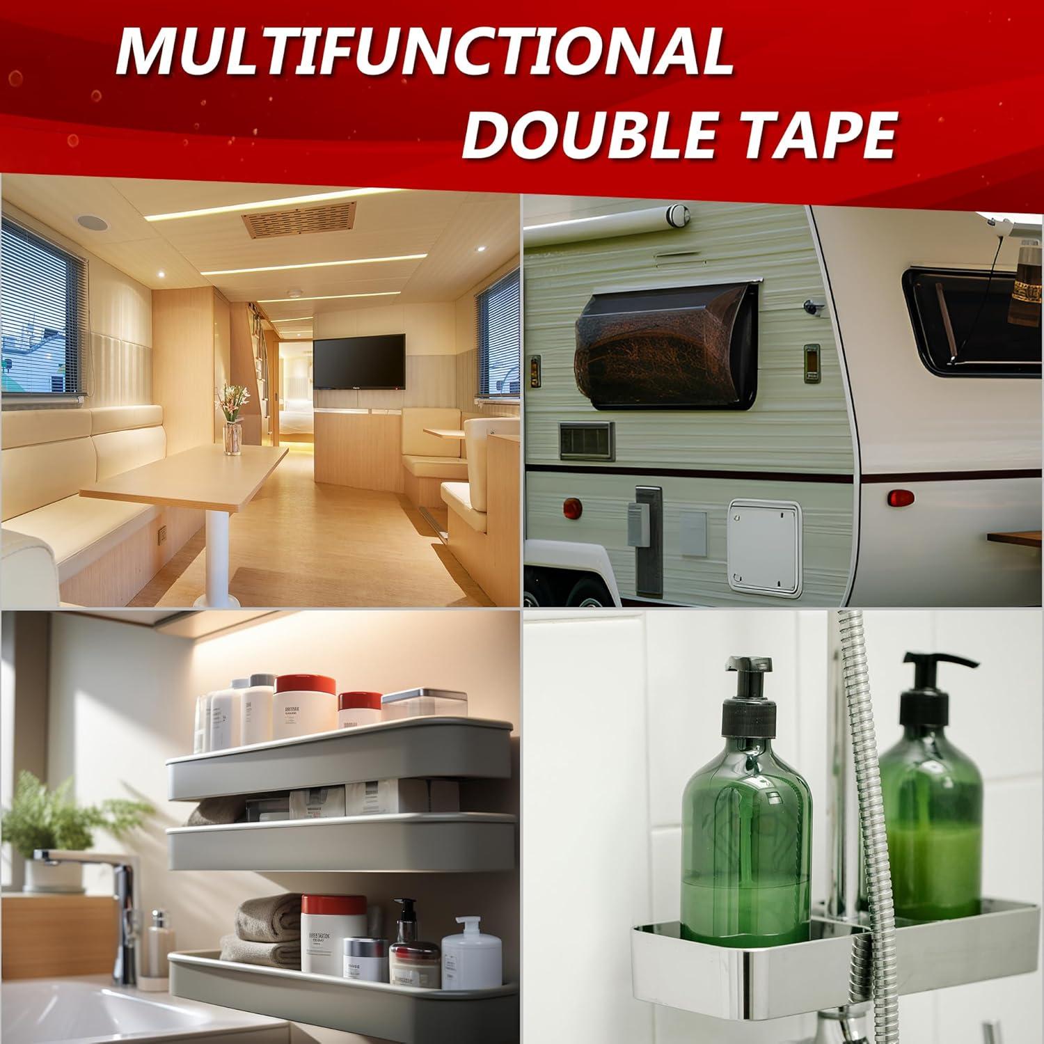 Cinta Doble Cara 3M VHB 5925 Negra 1.27 cm x 5.49 m