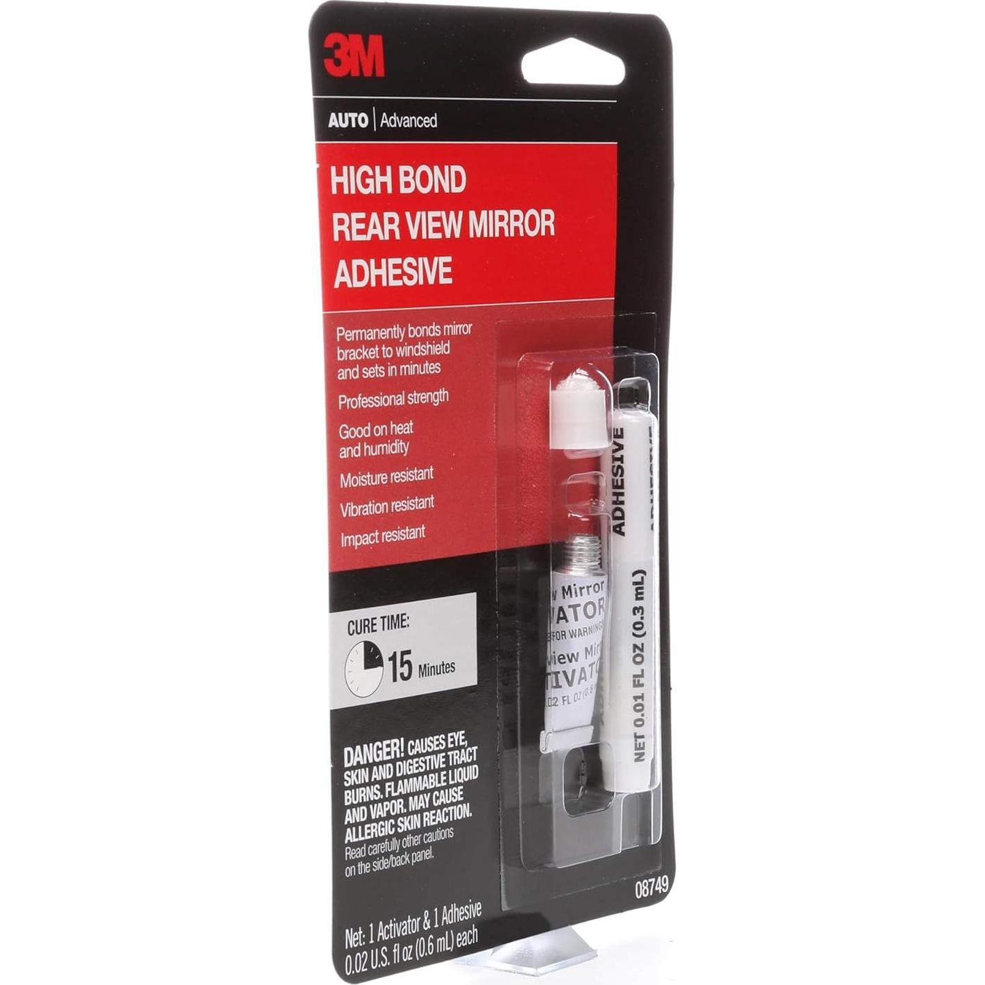 Adhesivo para Espejo Retrovisor 3M 08749 Alta Unión 0.59 ml