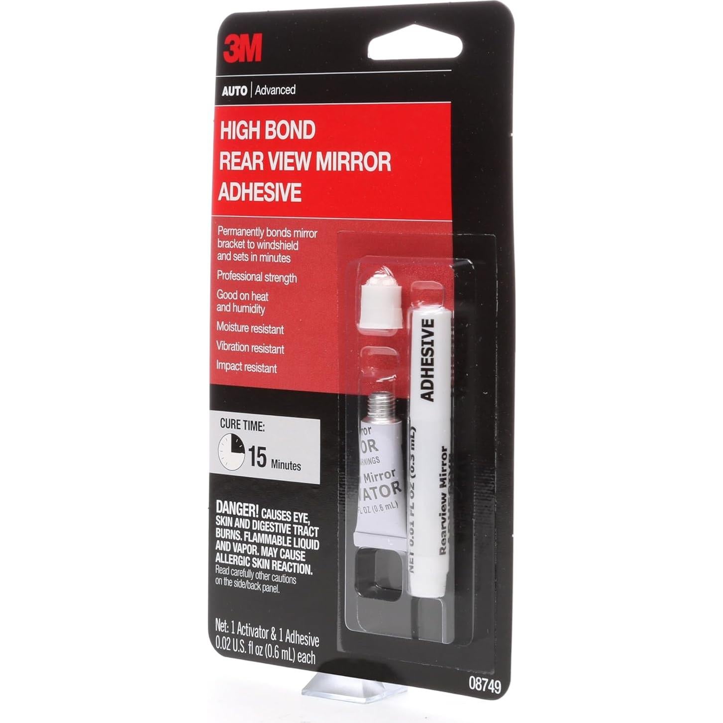 Adhesivo para Espejo Retrovisor 3M 08749 Alta Unión 0.59 ml