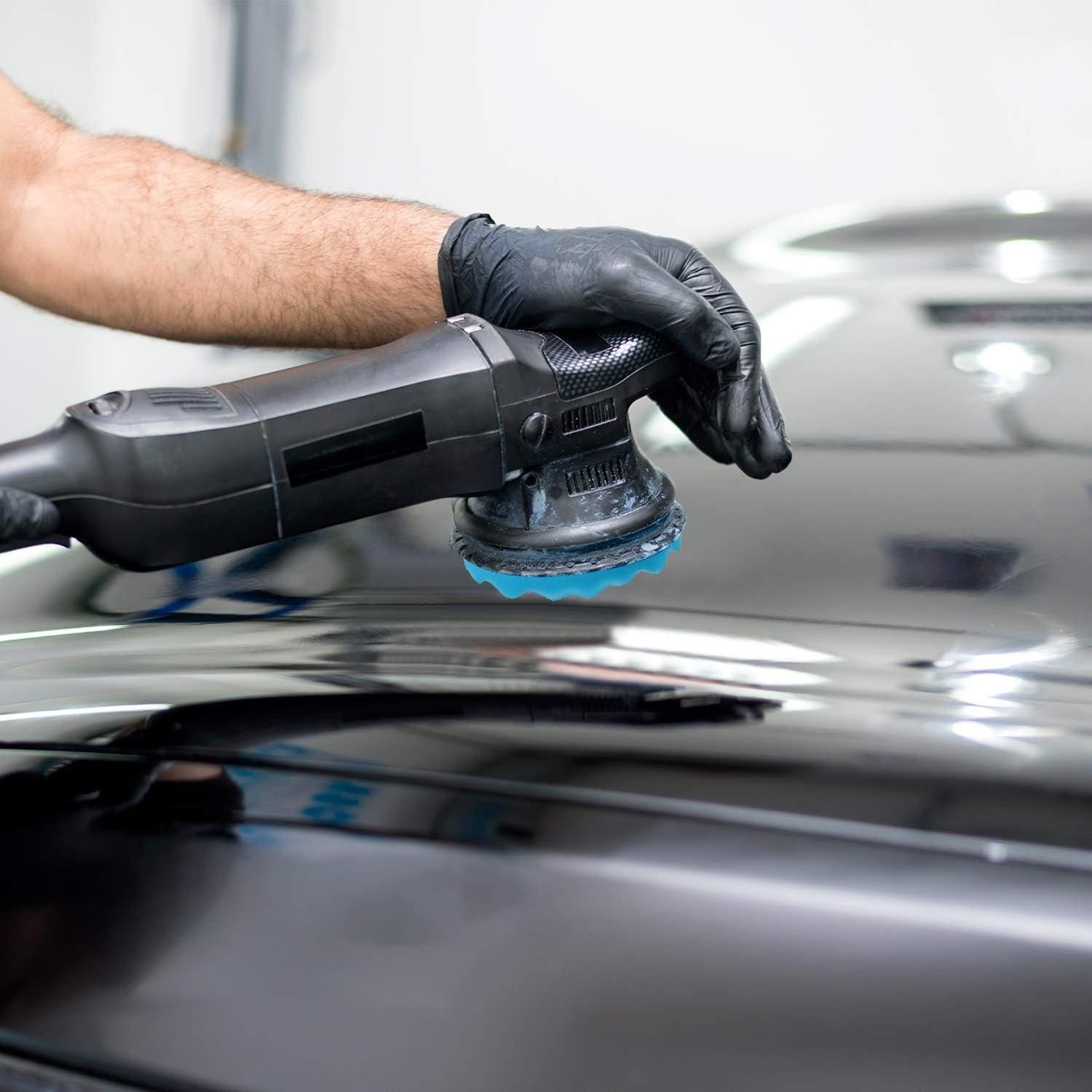 Kit de Pulido BBTO 12 Piezas 15.24 cm Almohadillas de Espuma y Lana