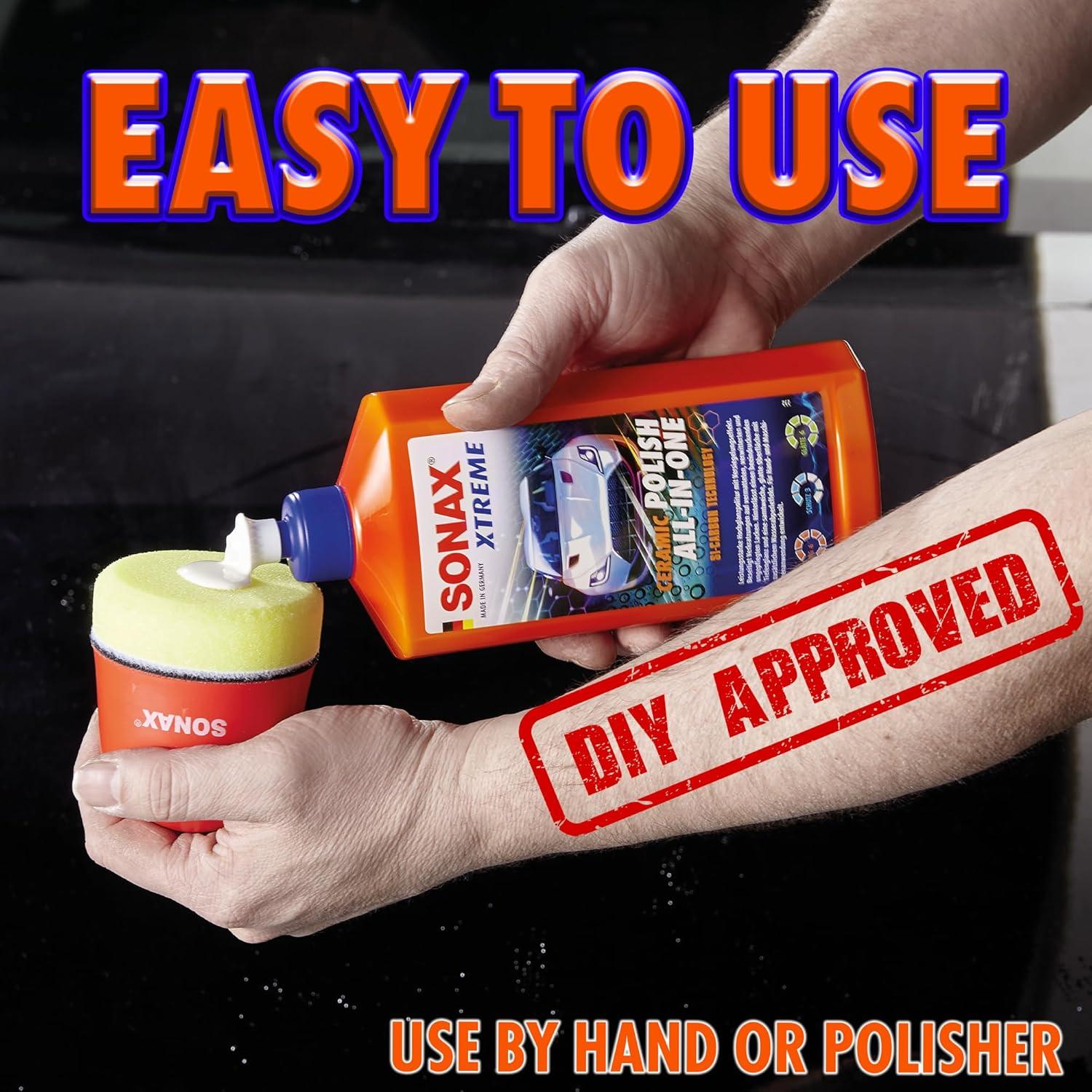 Pulidor Cerámico Todo en Uno SONAX 500ml - Elimina Rayones y Brillo Duradero