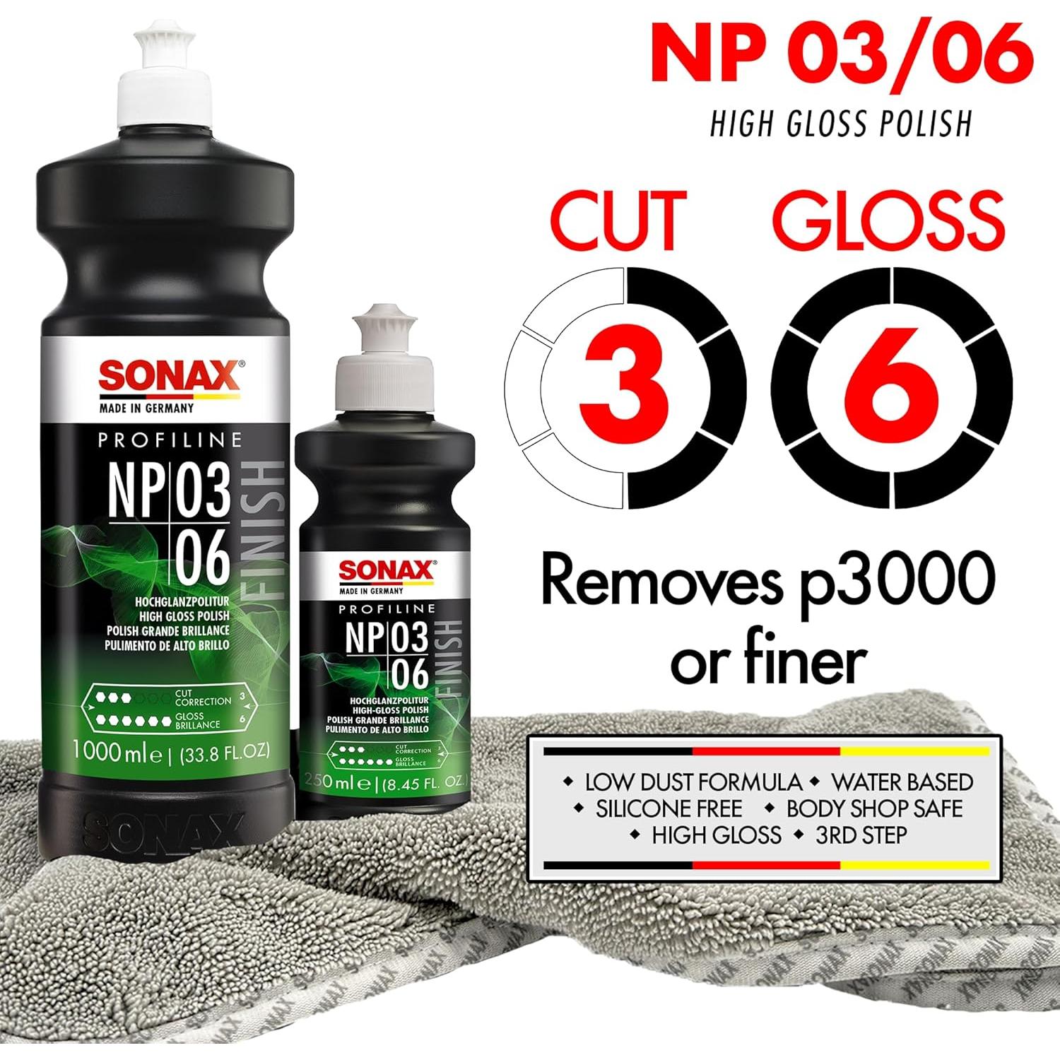 Pulidor SONAX Profiline Nano Polish 1L - Corte Medio y Acabado Fino