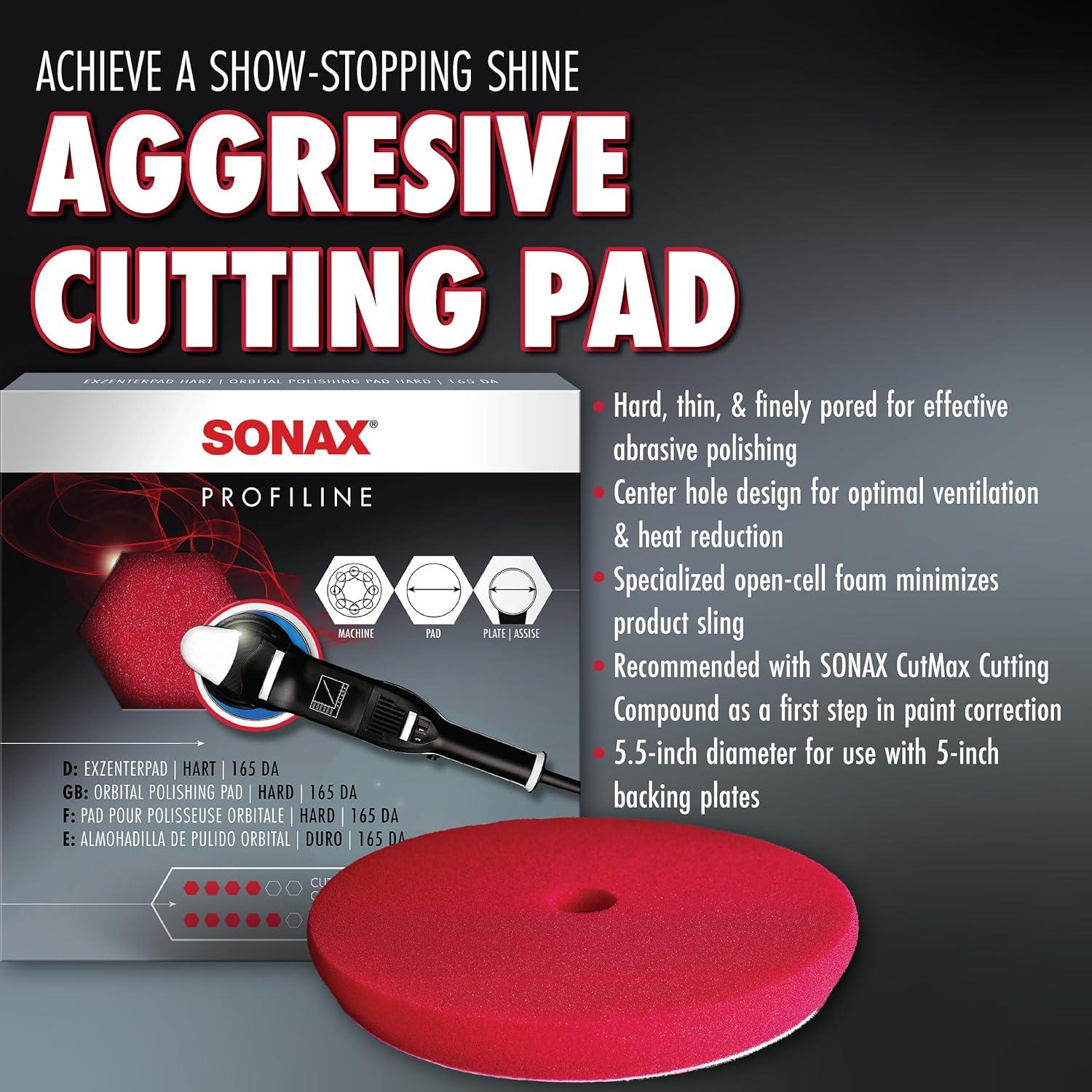 Kit de Pads de Espuma para Corte y Brillo SONAX - 6 Unidades