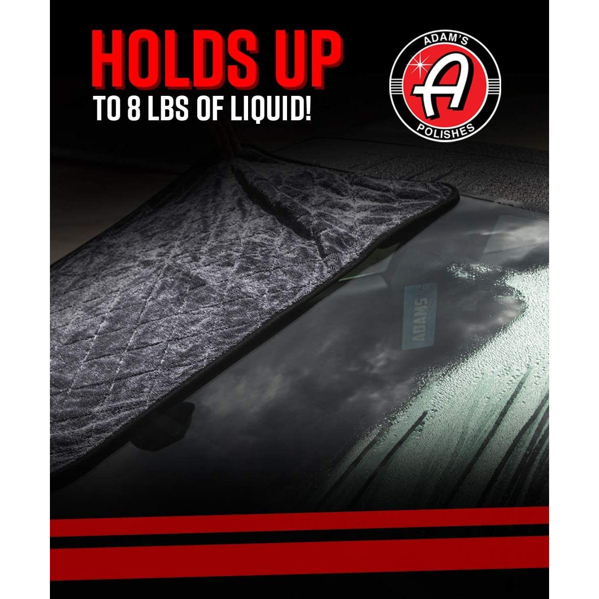 Toalla de Secado Jumbo Adam's Polishes 83.82x73.66cm Microfibra 1500 GSM