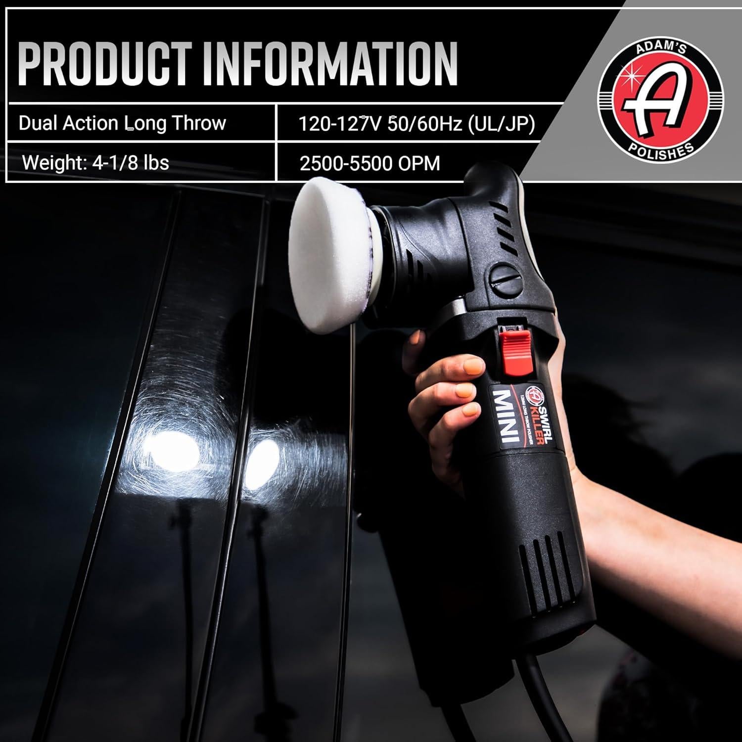 Pulidor Orbital Adam's Polishes 12mm - Corrección de Pintura