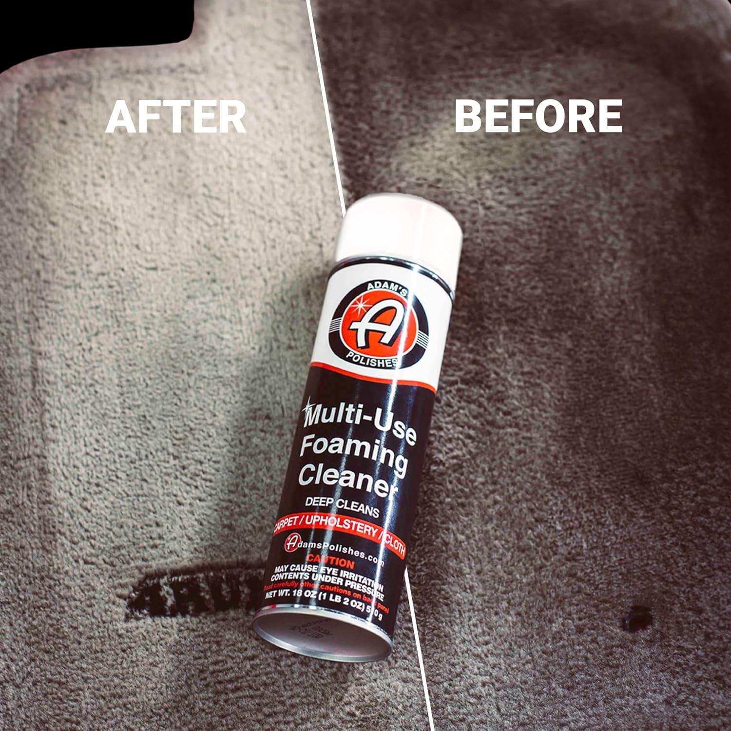 Limpiador Espumoso Multiusos Adam's Polishes 532 ml - Seguro en Alfombra y Tela