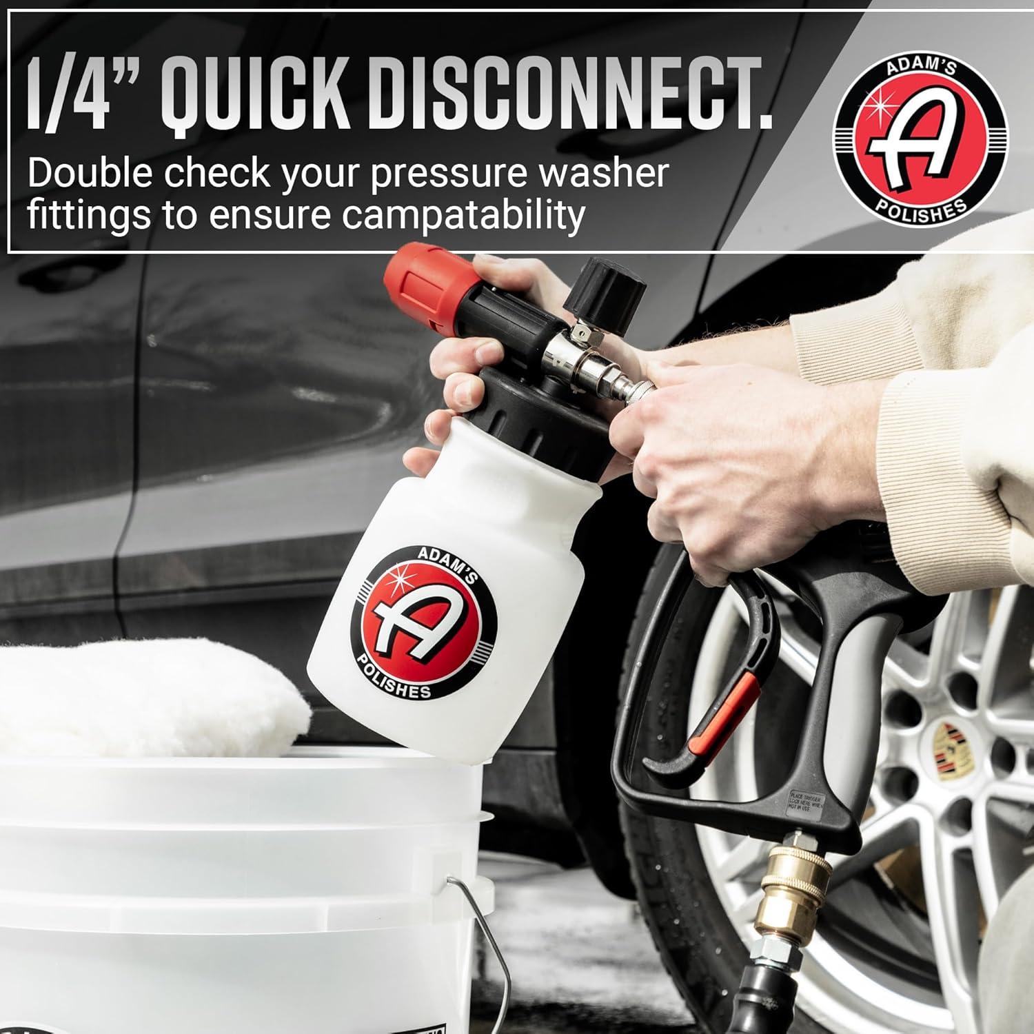 Cañón de Espuma Premium Adam's Polishes 0.95L para Lavado