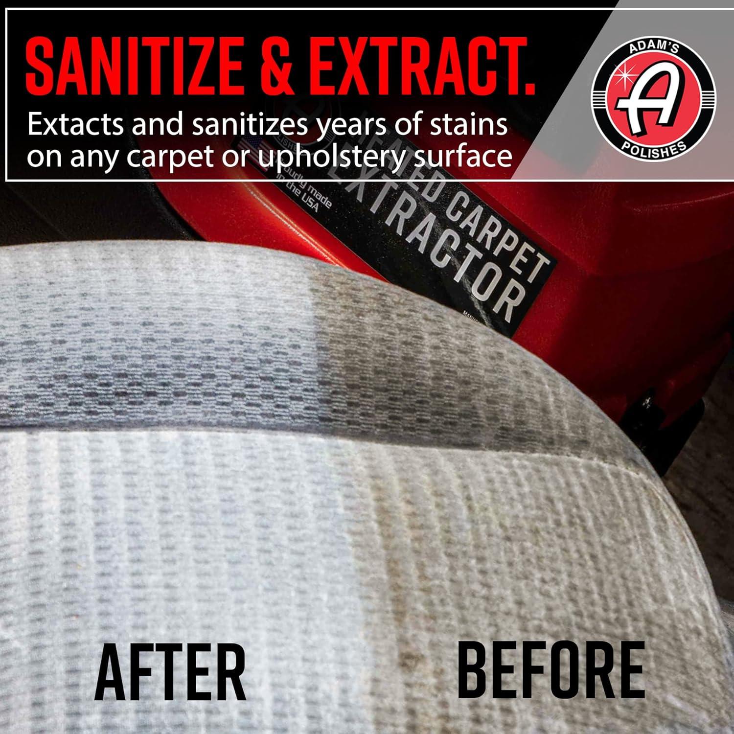 Extractor de Alfombra Calentado Adam's Polishes 3 Galones 93.3°C