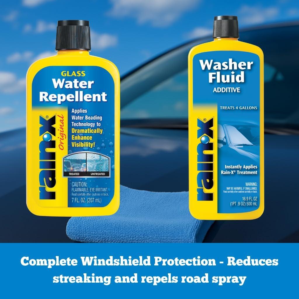 Aditivo para Líquido Limpiaparabrisas Rain-X 500 ml + Tratamiento Parabrisas 200 ml