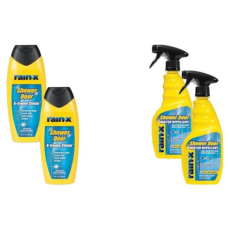 Paquete de Cuidado de Puertas de Ducha Rain-X 2 Piezas