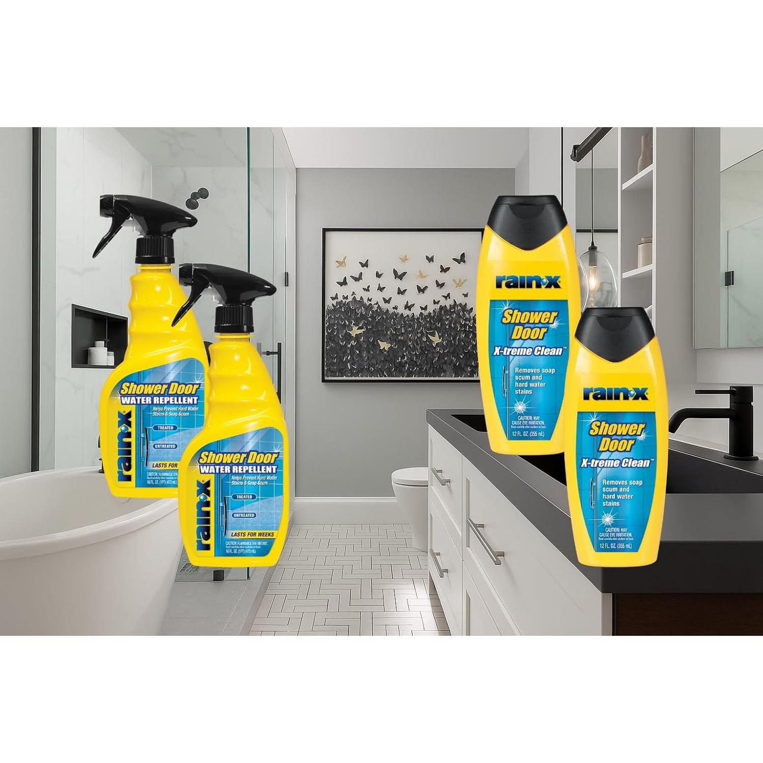 Paquete de Cuidado de Puertas de Ducha Rain-X 2 Piezas