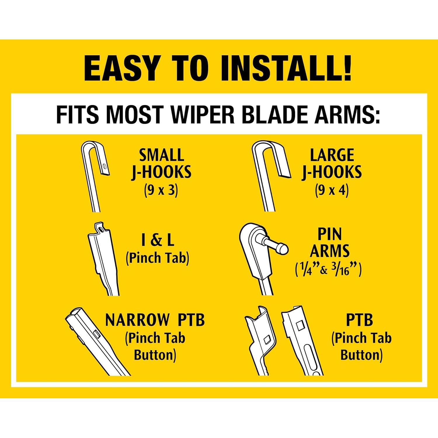 Limpiaparabrisas Rain-X Latitude 24" Repelente de Agua Pack 5