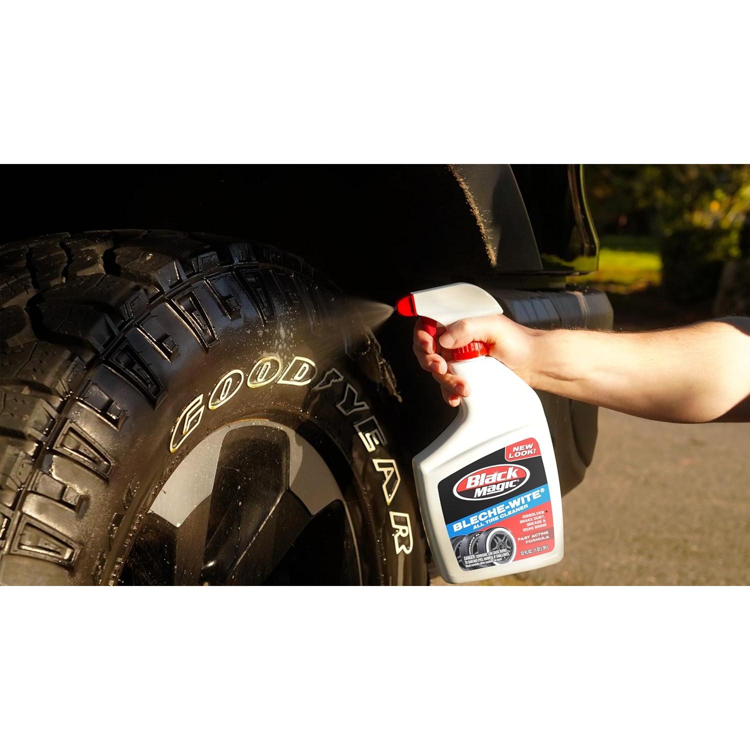 Limpiador de Llantas Black Magic 0.95 L - Acción Rápida (Paquete de 2)