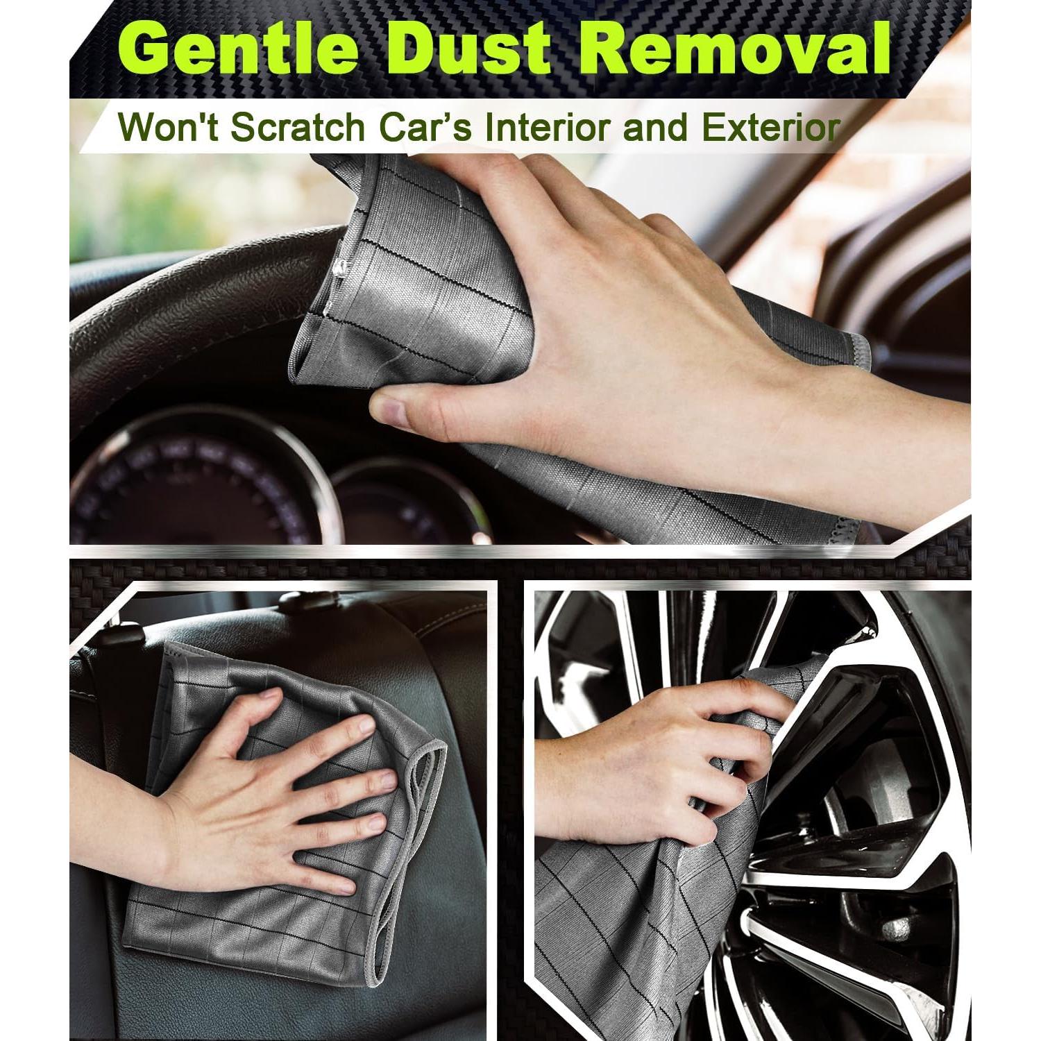 Toallas de Microfibra Airlab 50.8x40.6cm Paquete de 4 Gris