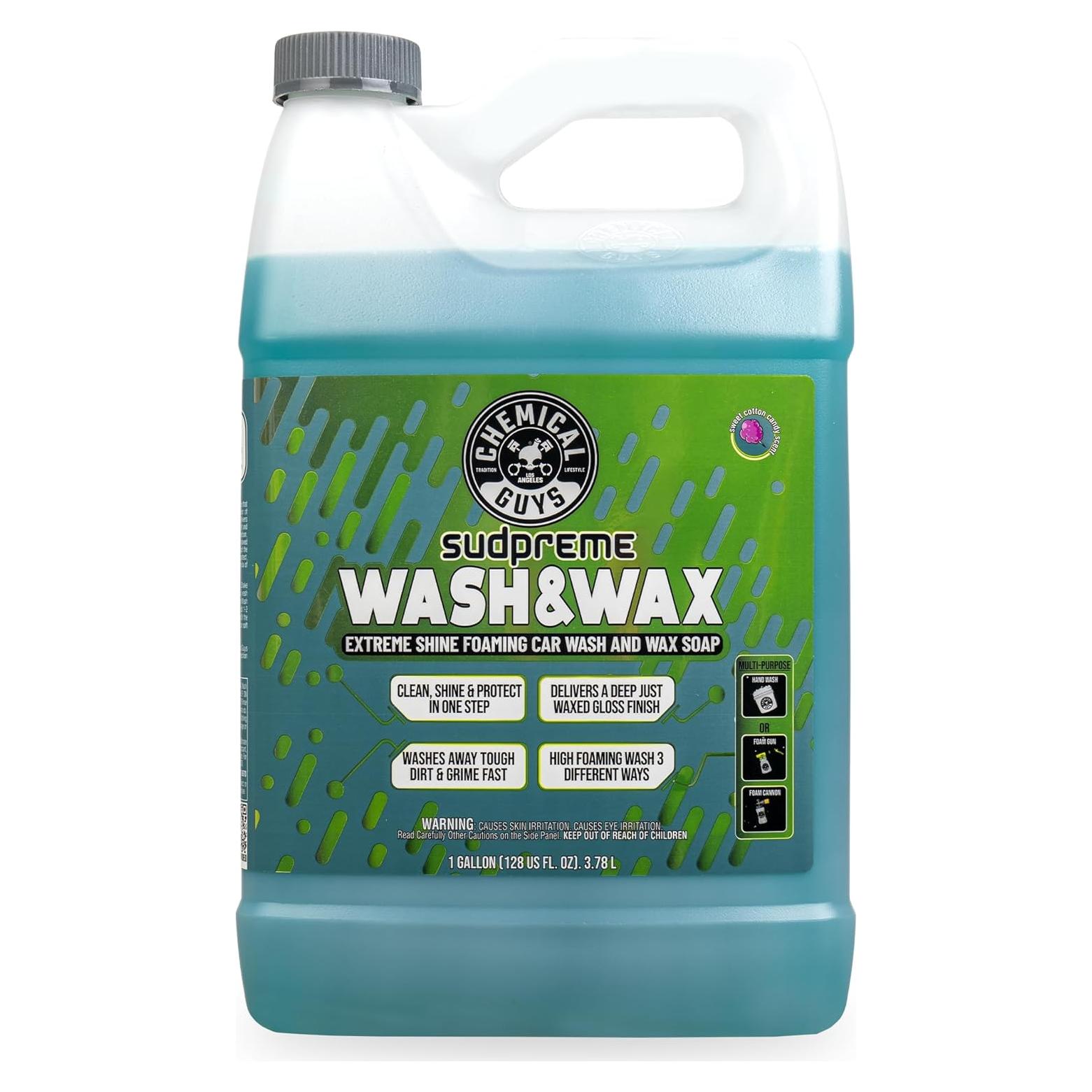Jabón de Lavado Espumoso Chemical Guys Sudpreme 3.79L con Cera