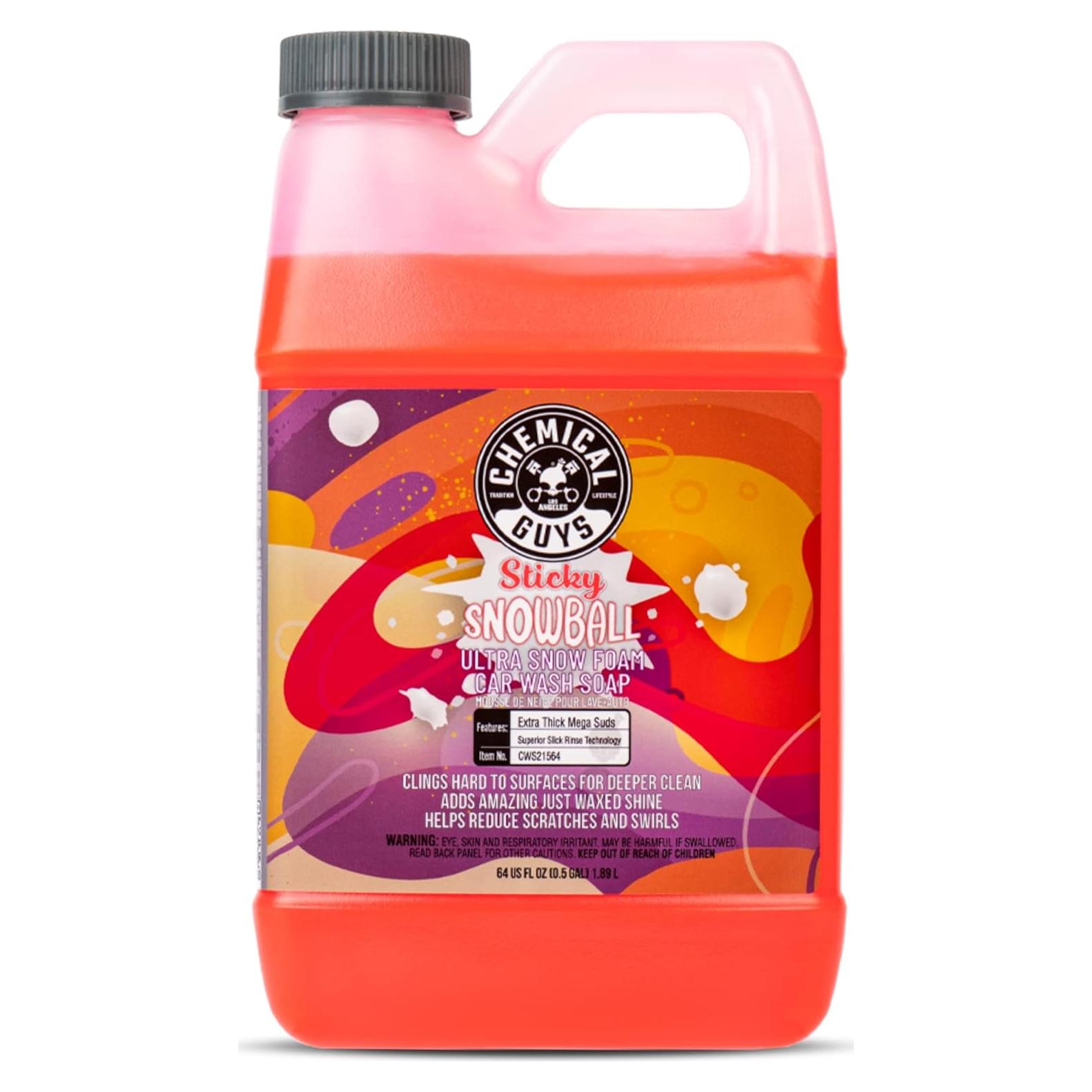 Jabón para Lavado de Autos Chemical Guys CWS21564 1.89L Espuma Ultra