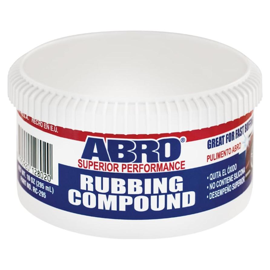ABRO Compuesto Abrasivo Automotriz 283.5 g - Pulido y Brillo