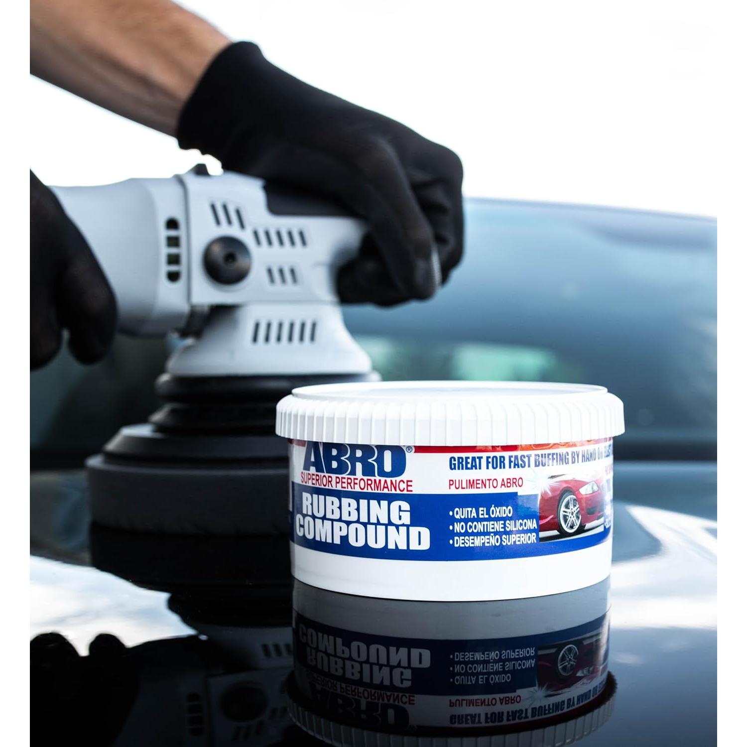 ABRO Compuesto Abrasivo Automotriz 283.5 g - Pulido y Brillo