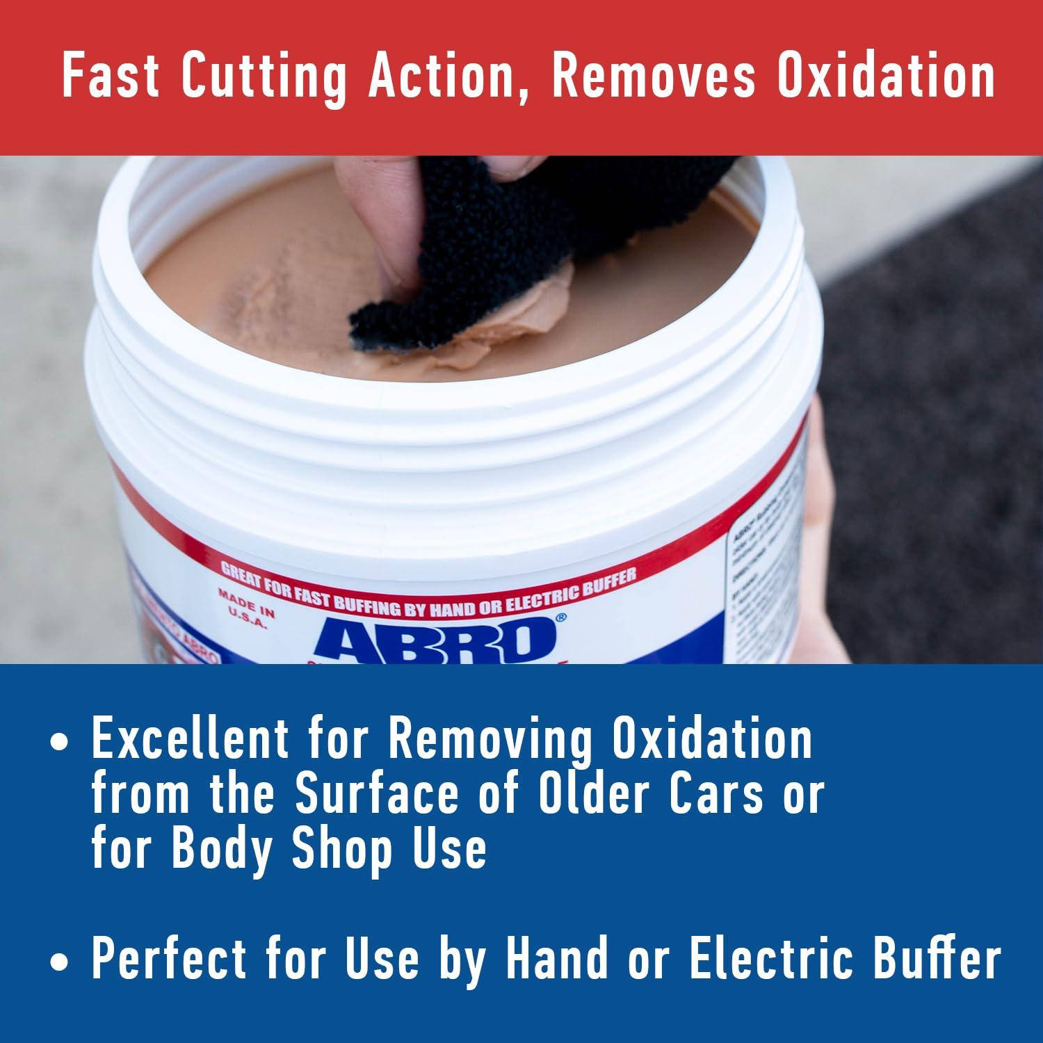 ABRO Compuesto Abrasivo Automotriz 283.5 g - Pulido y Brillo