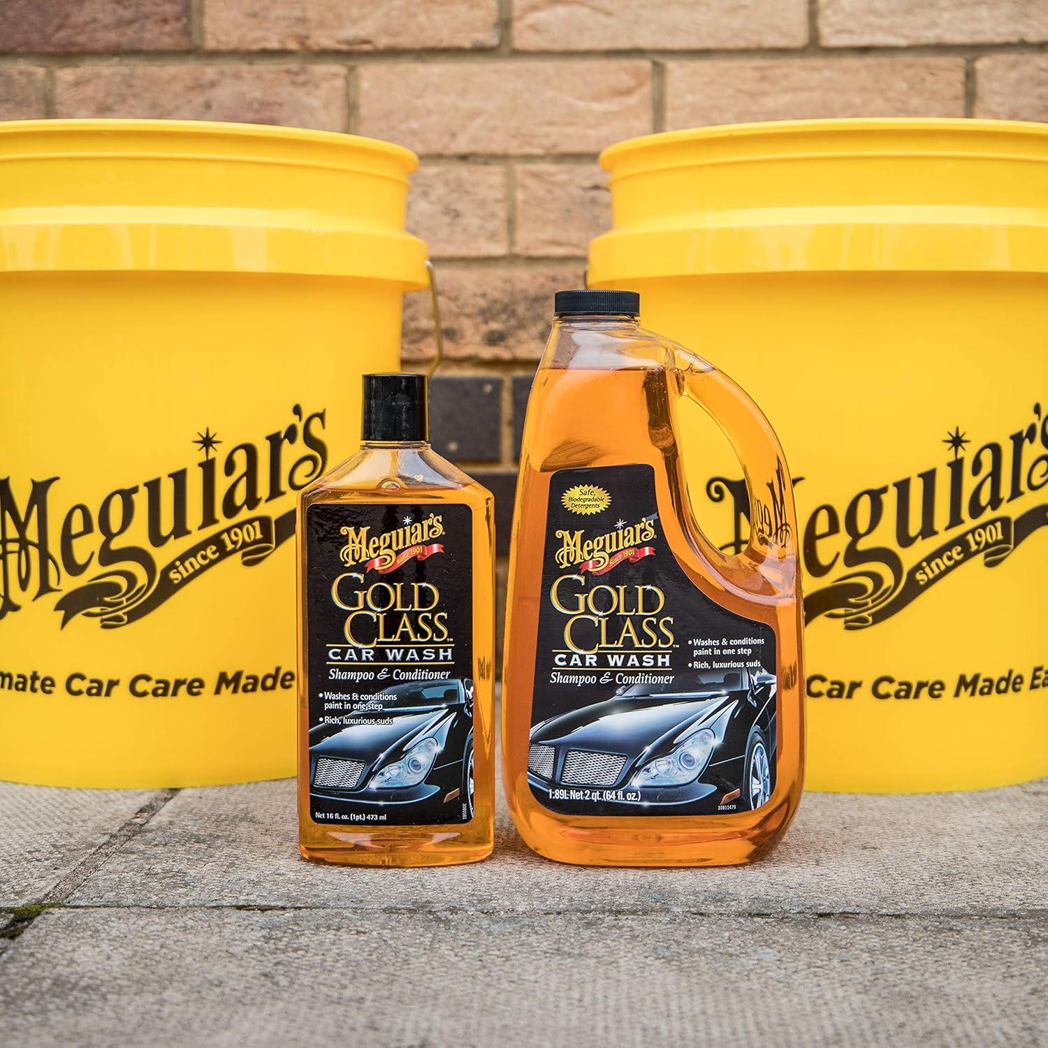 Champú Lavado de Autos Gold Class Meguiar's 3.98 kg - Paquete de 2