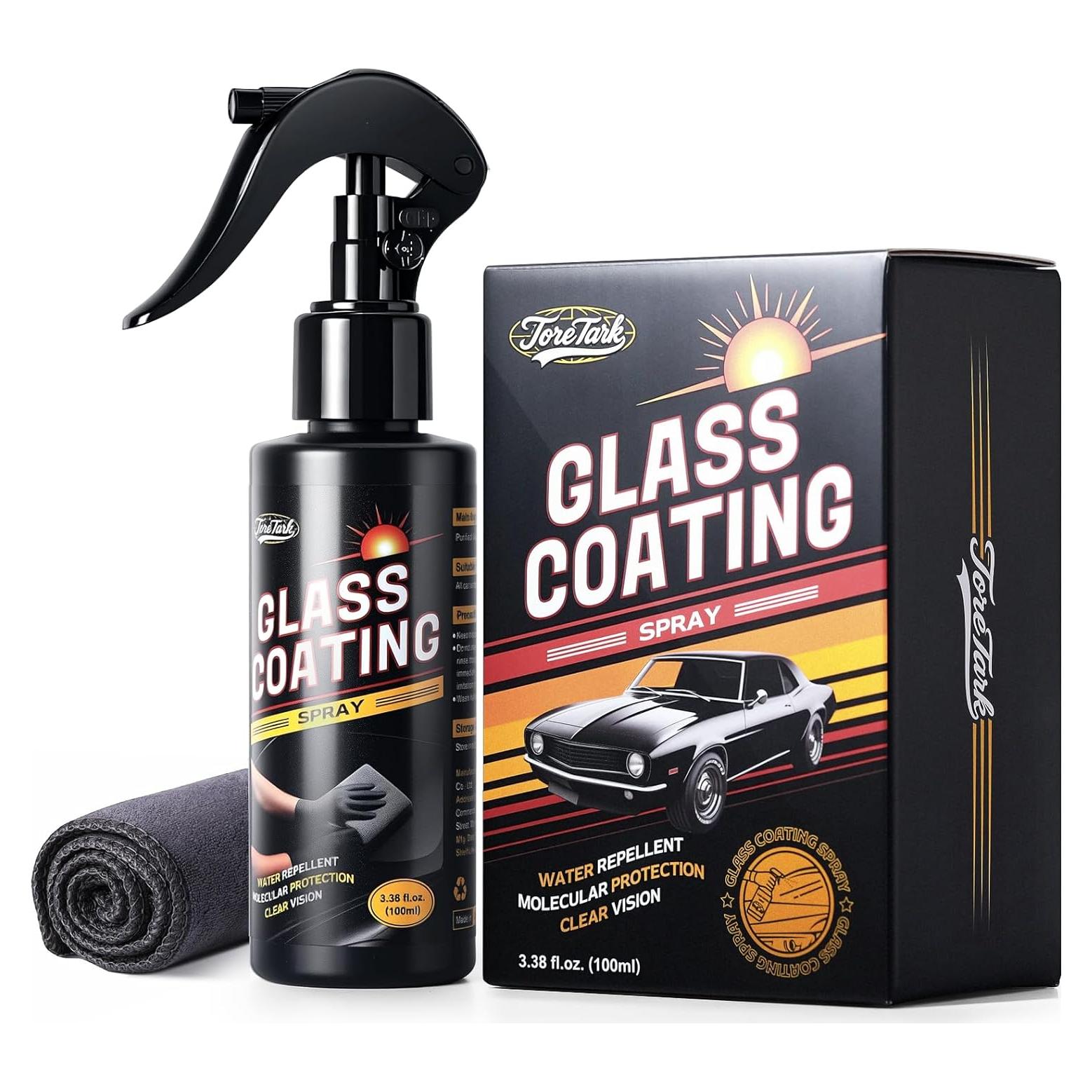 Spray Recubrimiento Vidrio Cerámico Toretark 100ml Repelente Lluvia