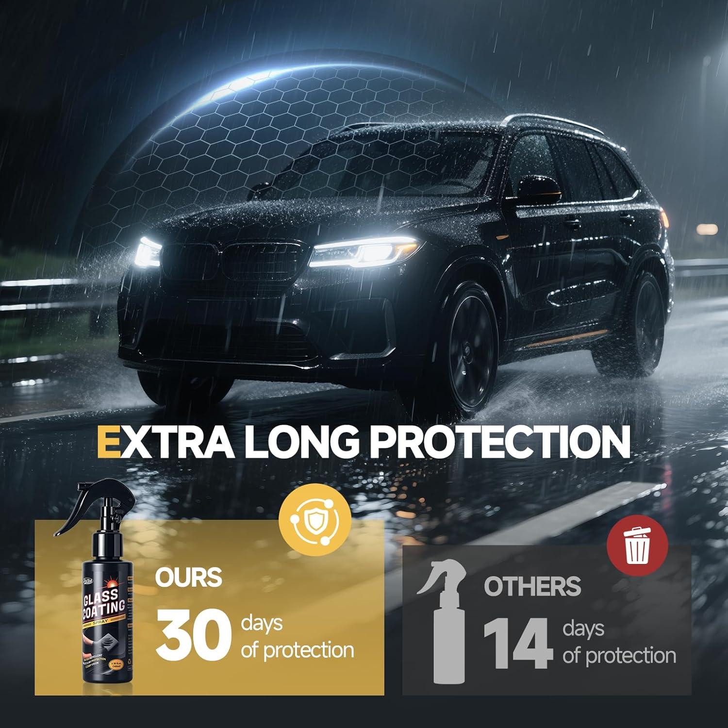 Spray Recubrimiento Vidrio Cerámico Toretark 100ml Repelente Lluvia