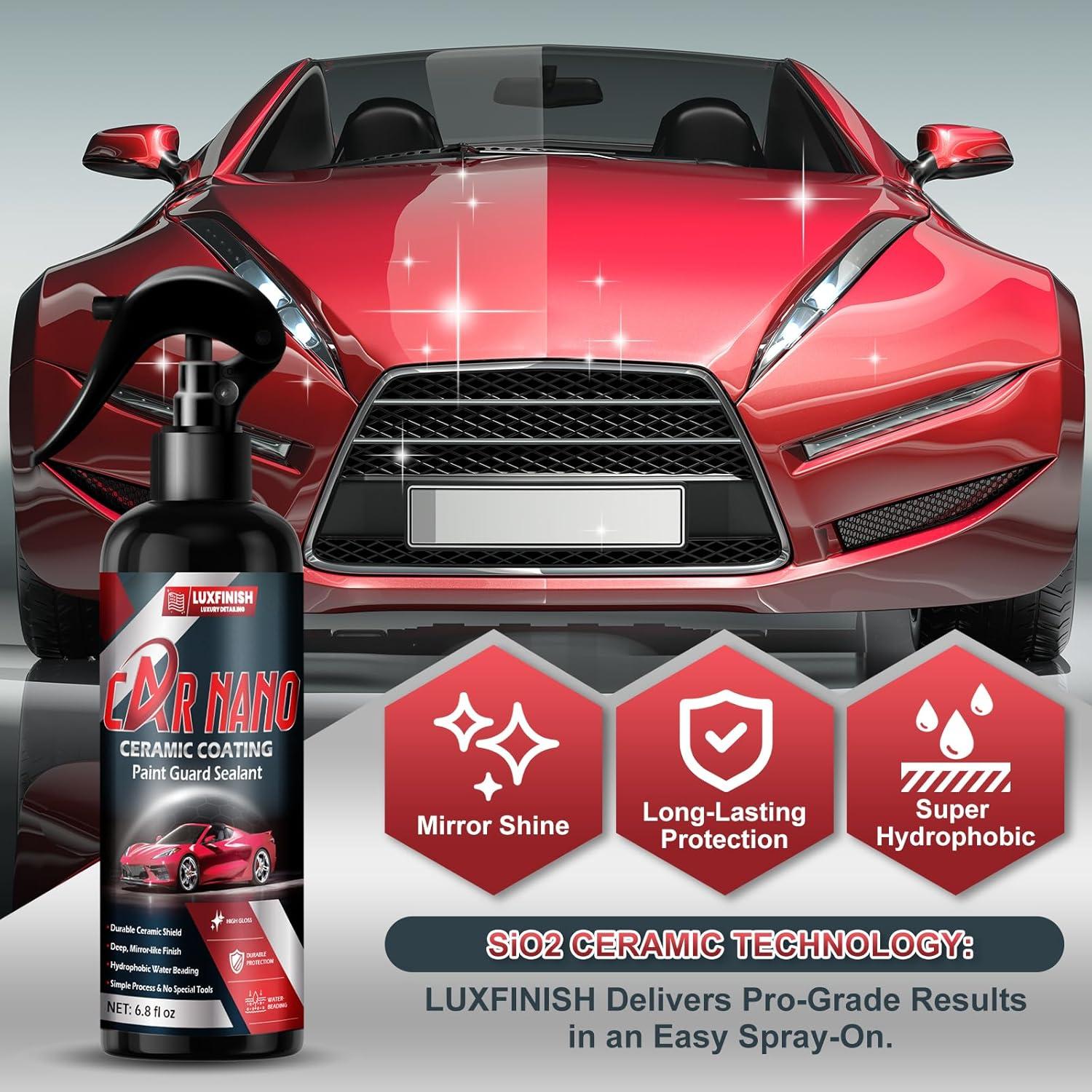 Recubrimiento Cerámico en Spray LUXFINISH 192.78 ml Hidrofóbico
