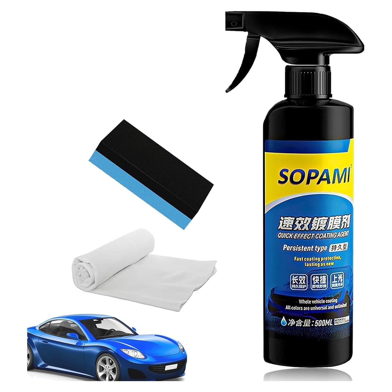 Spray de Recubrimiento Rápido Sopami para Automóviles 600ml