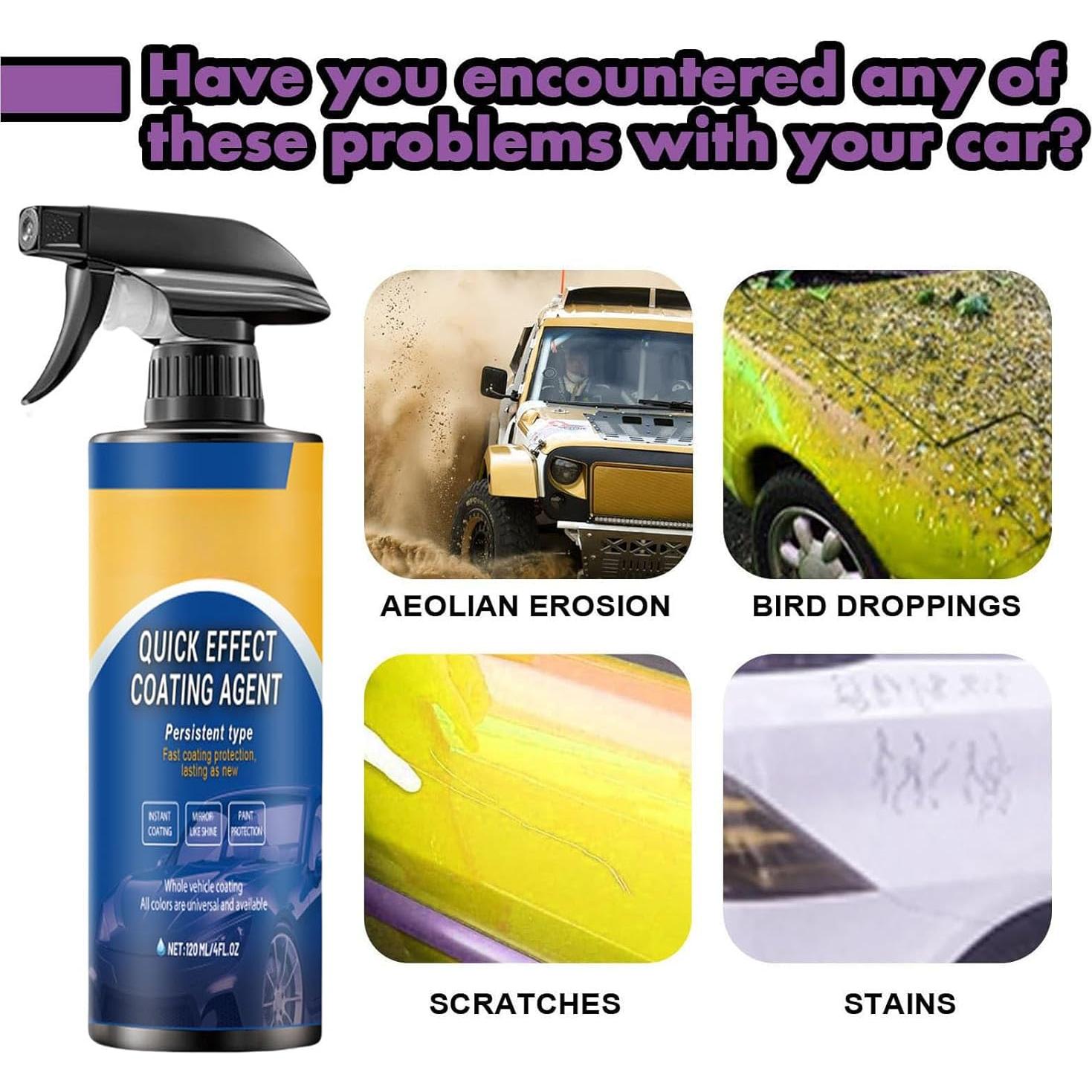 Spray de Recubrimiento para Automóviles Neslemy 3-en-1 199g