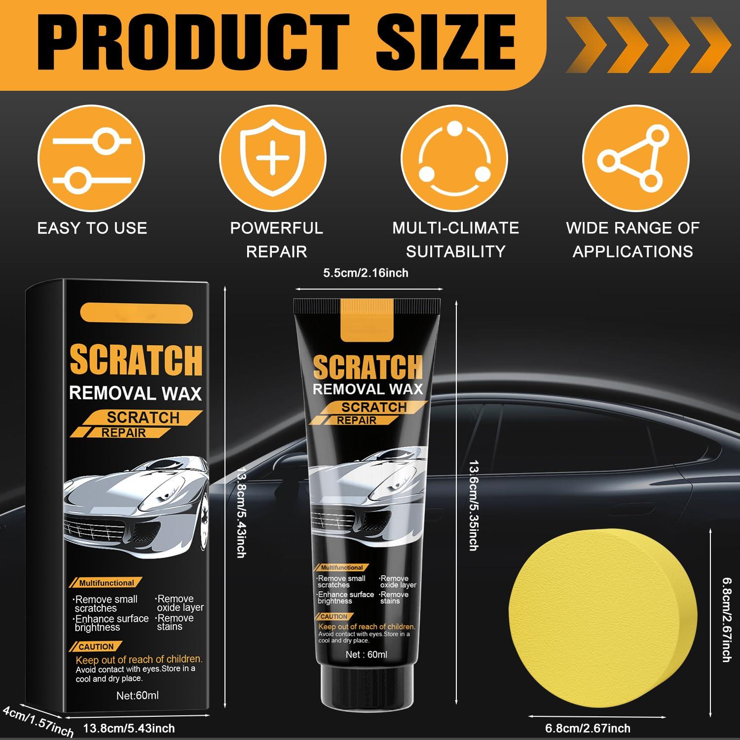 Kit de Eliminación de Rayones para Autos Shantou 120ml con 2 Esponjas