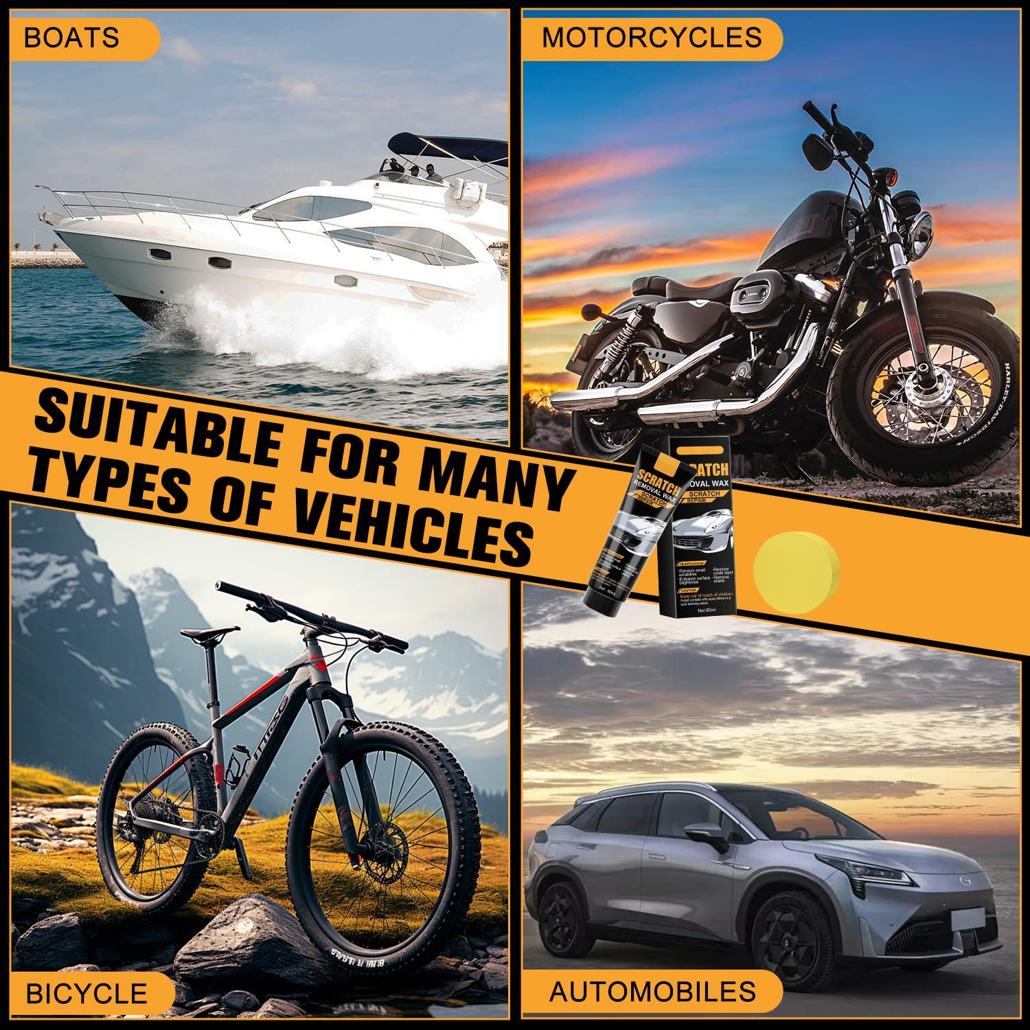 Kit de Eliminación de Rayones para Autos Shantou 120ml con 2 Esponjas