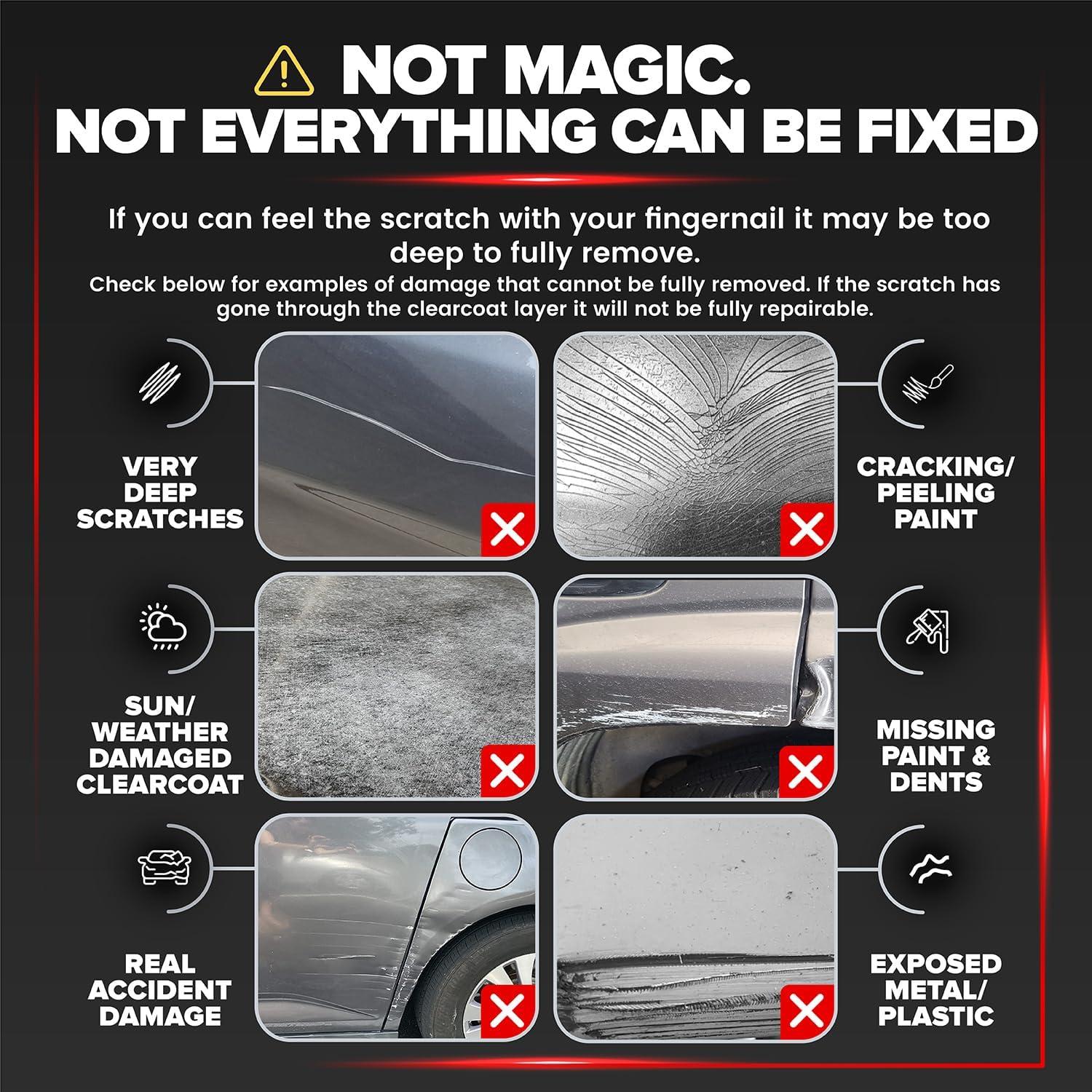 Kit de Eliminación de Rayones y Restaurador Carfidant - Detallado de Autos