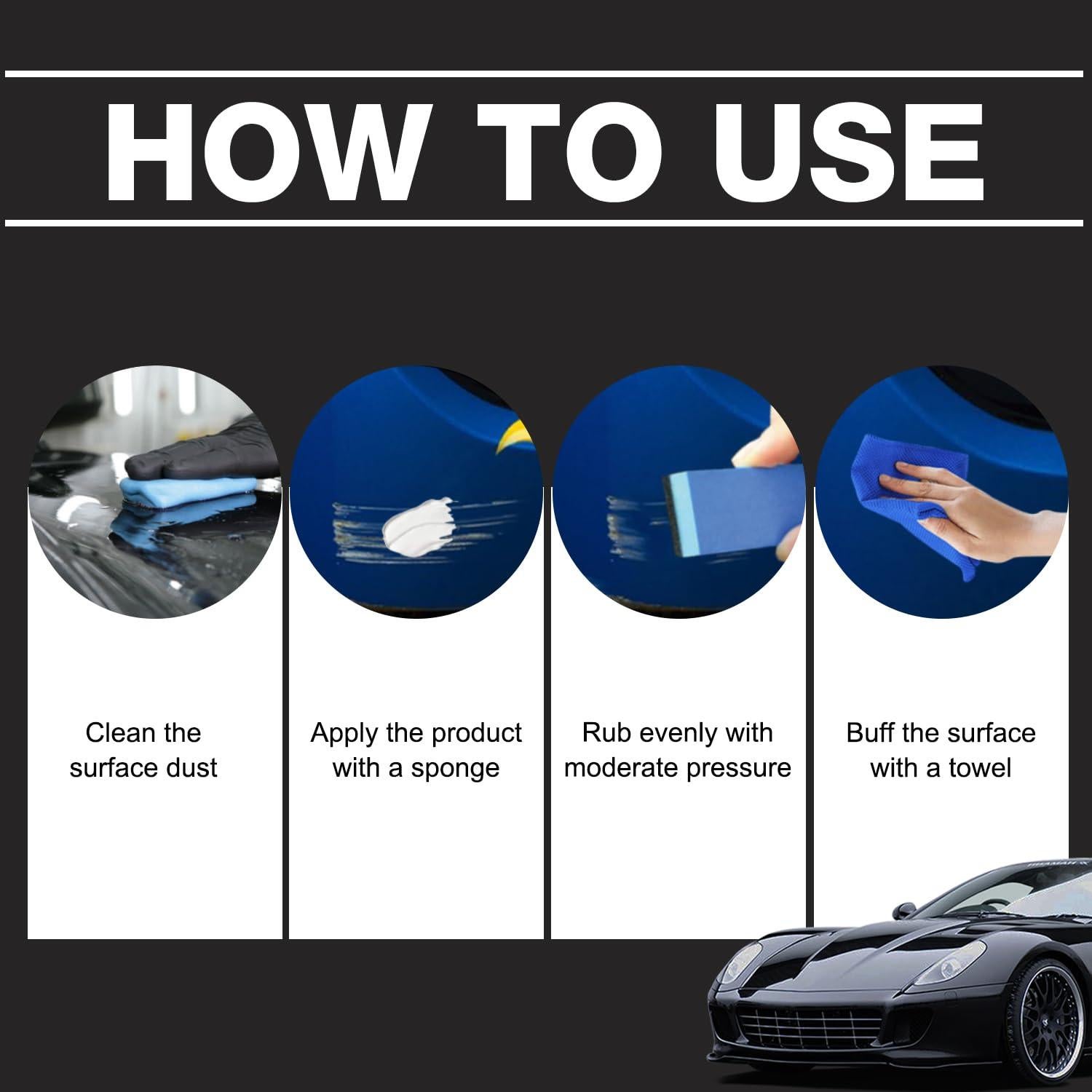 Removedor de Rayones Weispo para Autos - Pasta Reparadora 168g