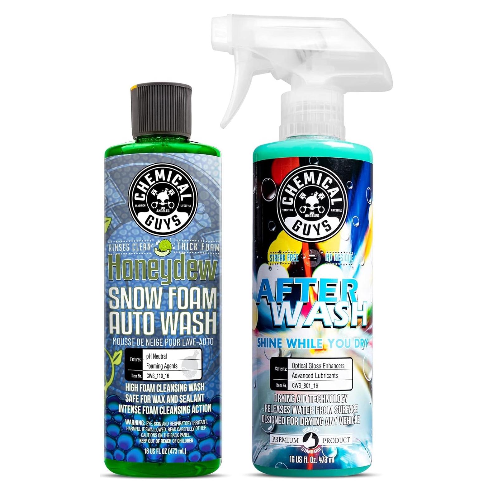 Paquete Lavado y Brillo Chemical Guys 16 oz Jabón + After Wash