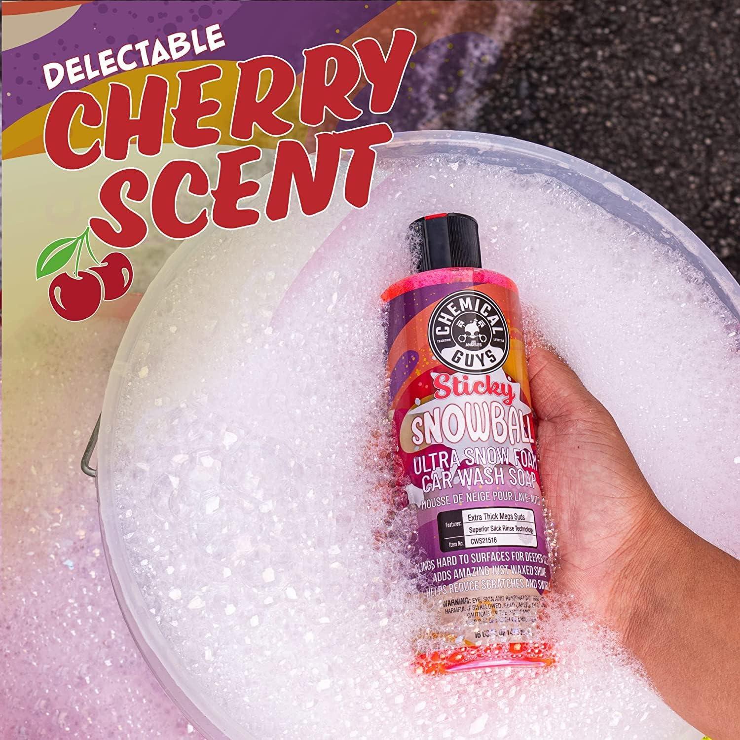 Jabón de Lavado de Autos Chemical Guys 16 oz + Mitón Chenille