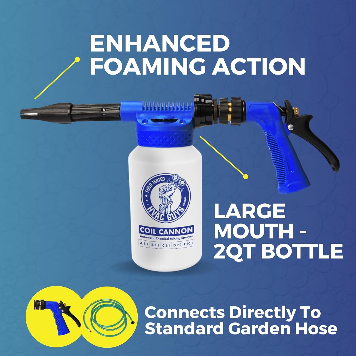 Rociador Automático de Limpiador de Bobinas HVAC 1.89L