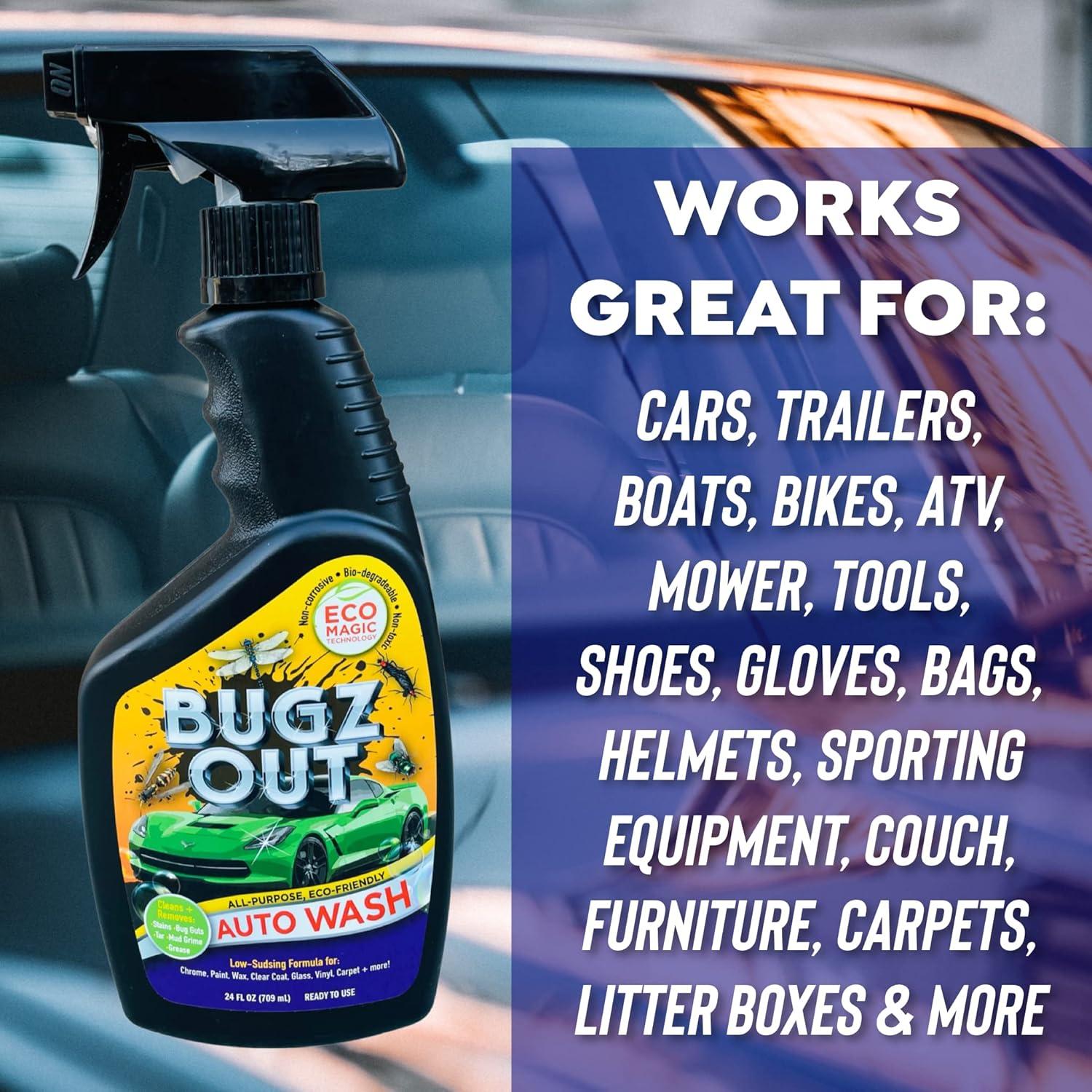 Limpiador de Insectos Bugz Out 710 ml - Multi-Superficie para Autos