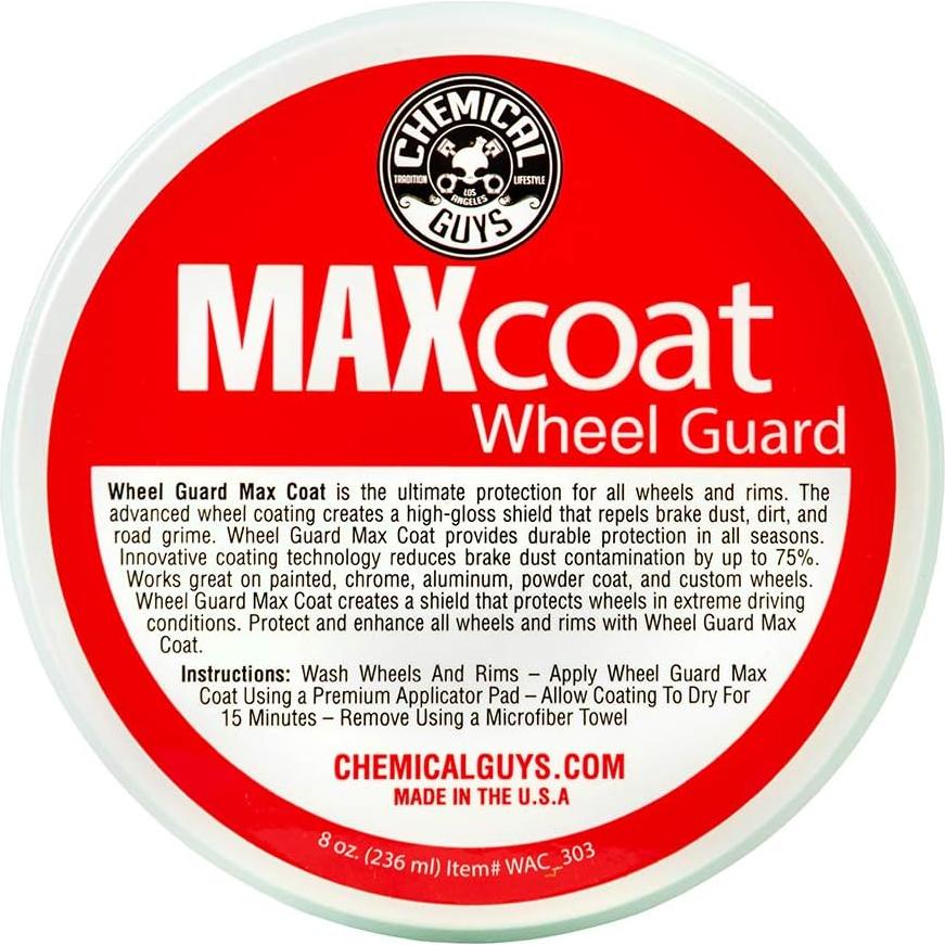 Guardián de Ruedas Max Coat Chemical Guys 226.8 g - Sellador Brillante