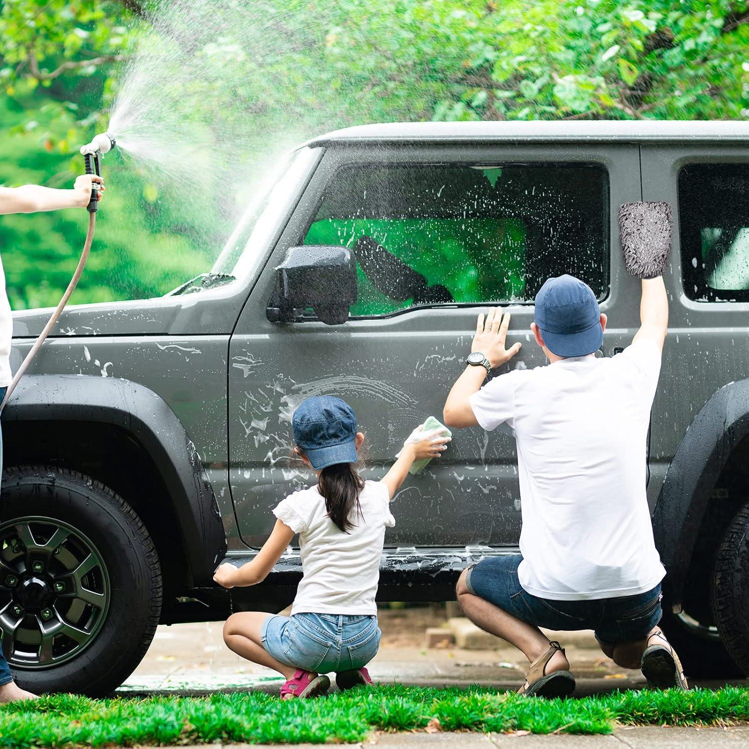 Riakrum 12 Mitones de Microfibra para Lavado de Autos 25.9x19.1cm