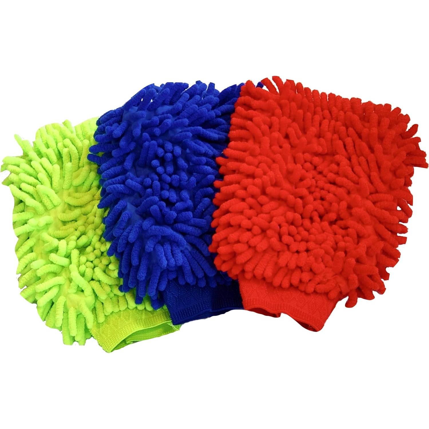 Guantes de limpieza Lab88 de microfibra - Paquete de 3 unidades