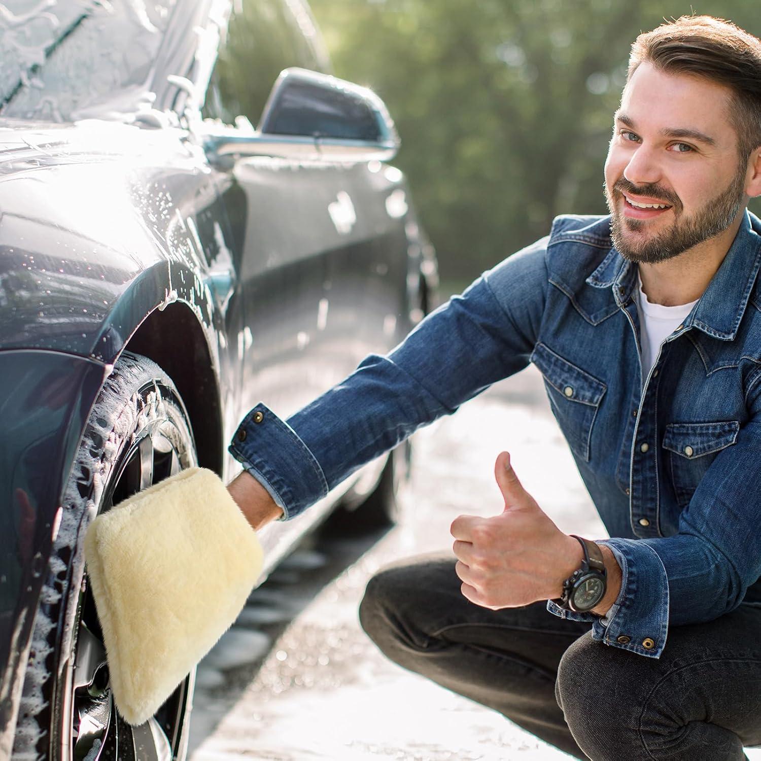 Almohadillas de Lavado de Coche Dingion - 3 Pcs 25x25 cm