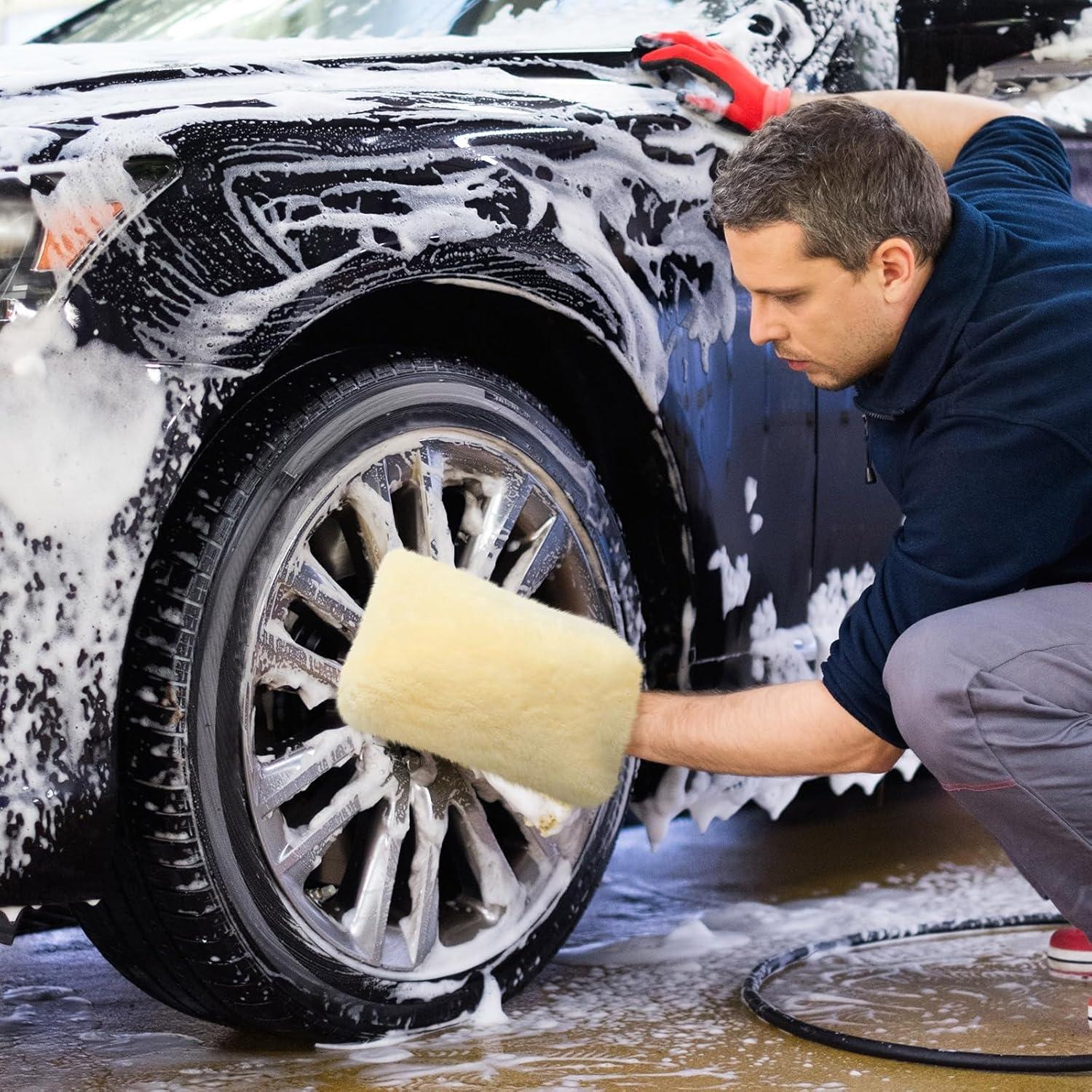 Almohadillas de Lavado de Coche Dingion - 3 Pcs 25x25 cm