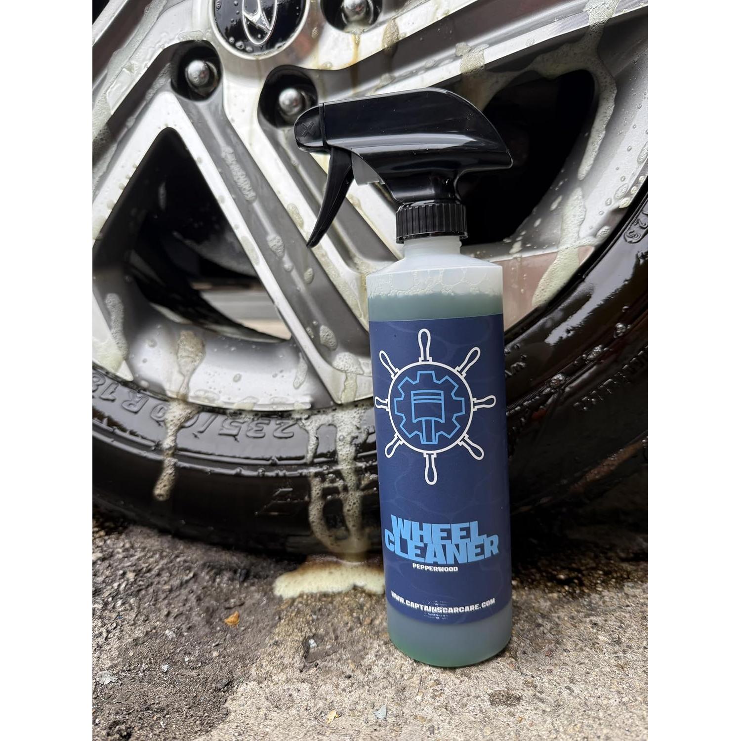 Kit de limpieza exterior Captain's Car Care - Jabón, Limpiador y Spray cerámico