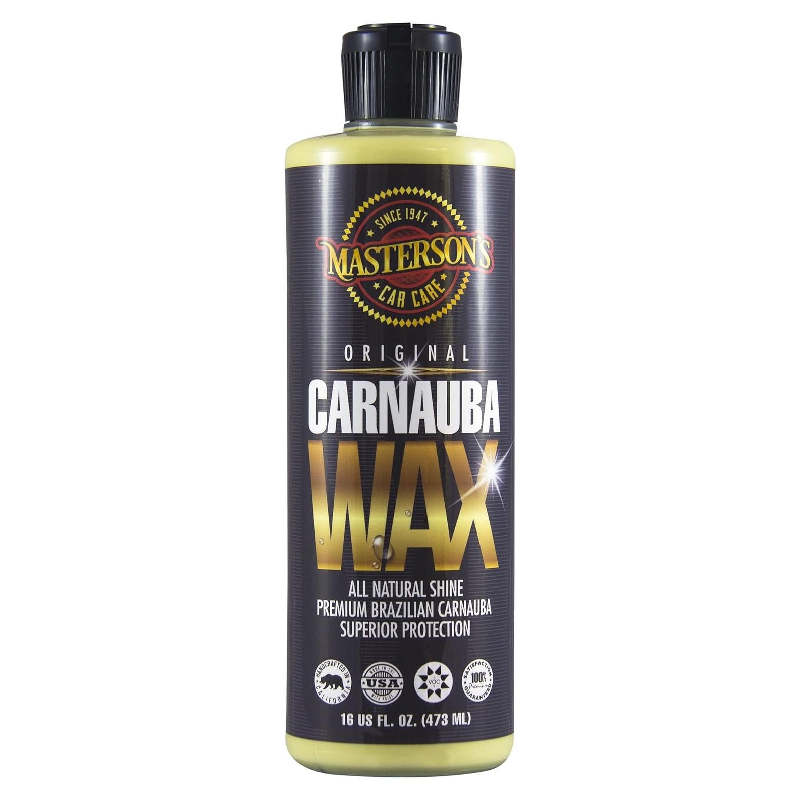 Cera de Carnauba Masterson's 453.6 g - Brillo y Protección