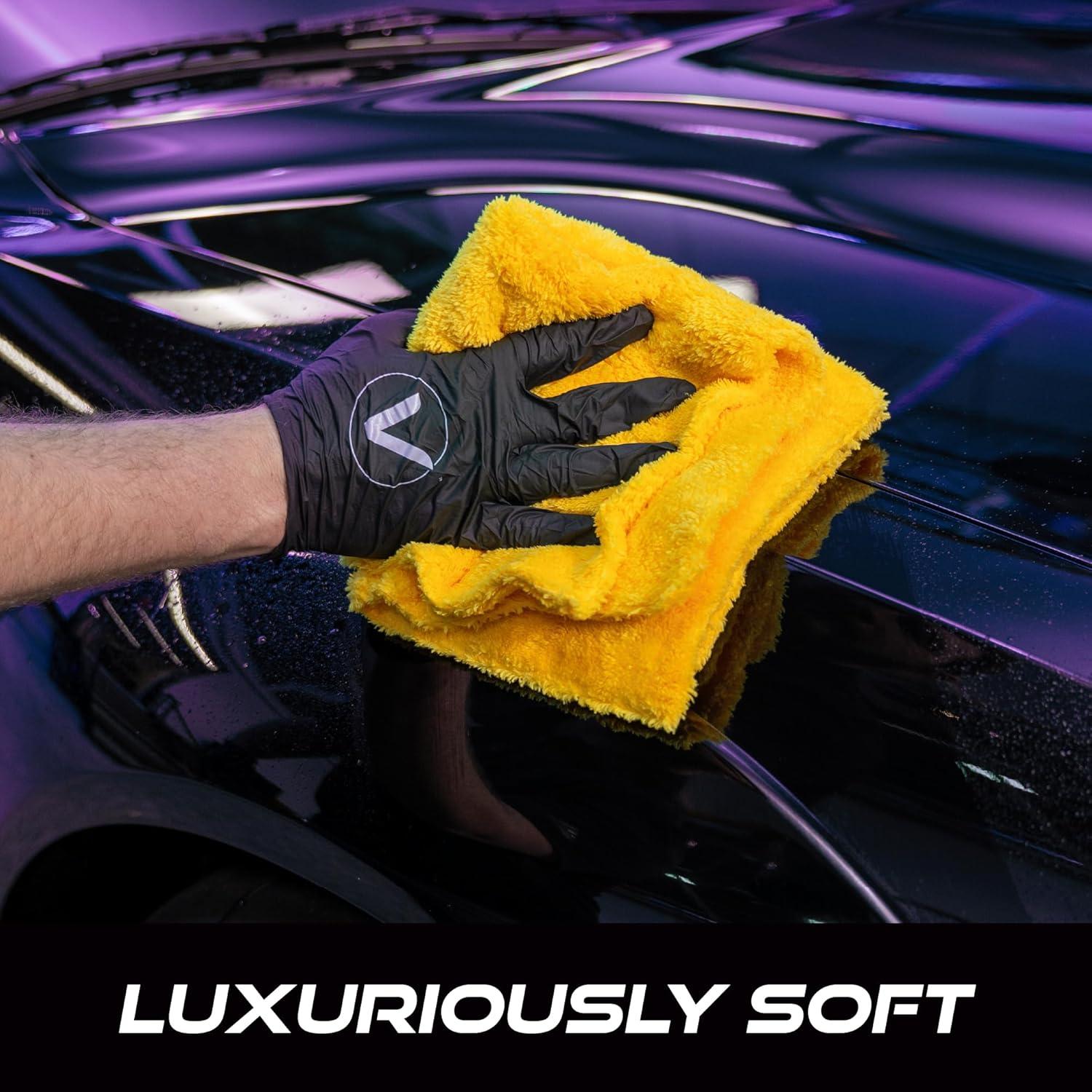 Paño de Microfibra VIKING para Limpieza de Autos, 6 Piezas 40x40 cm